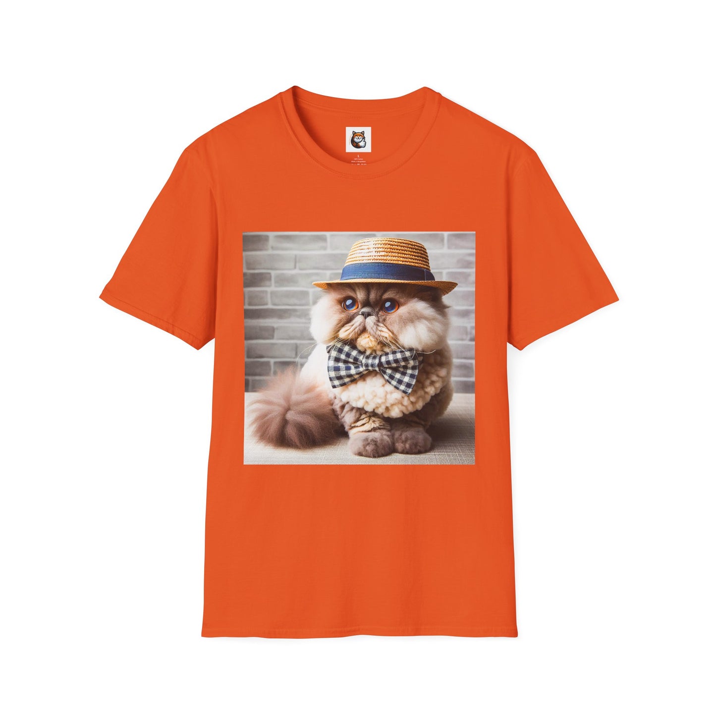 Selkirk Rex Cat T-Shirt hat and bow tie