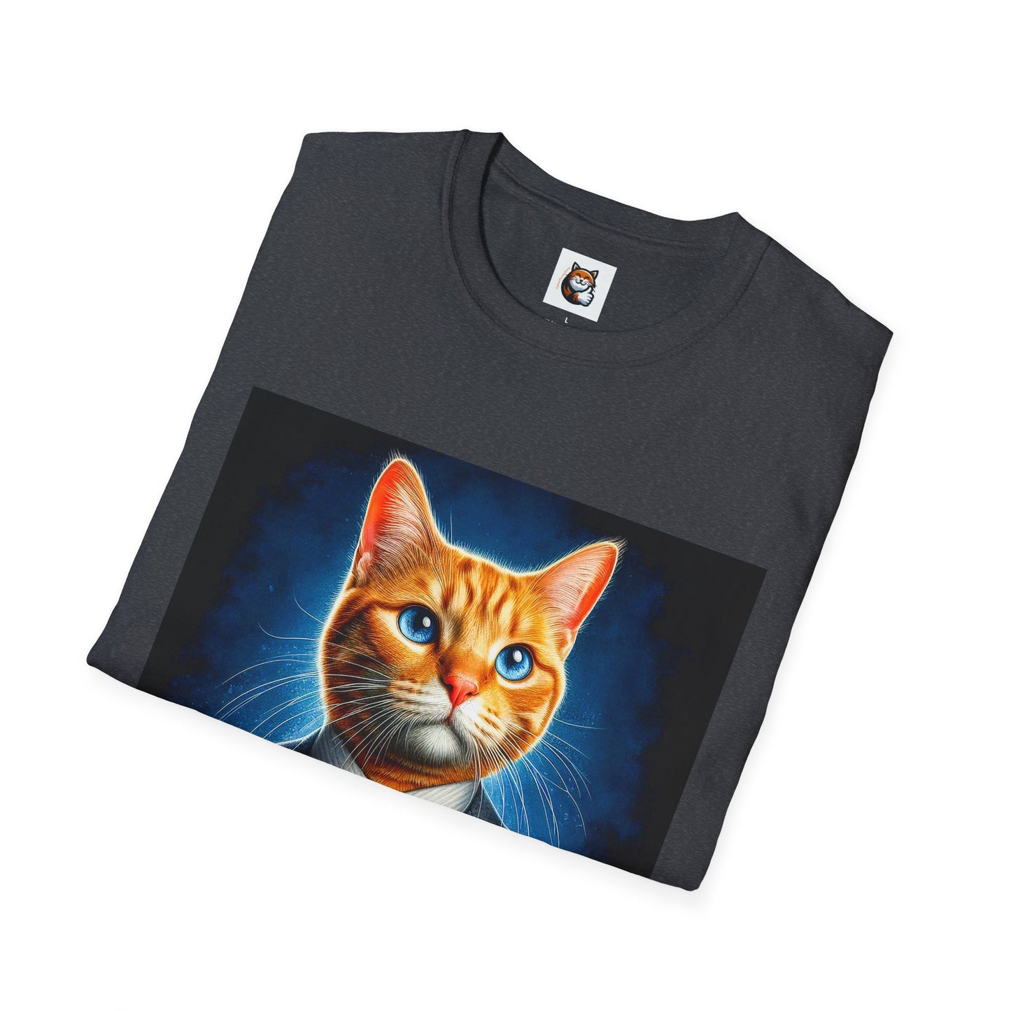 Domestic Cat Unisex suit and tie T-Shirt