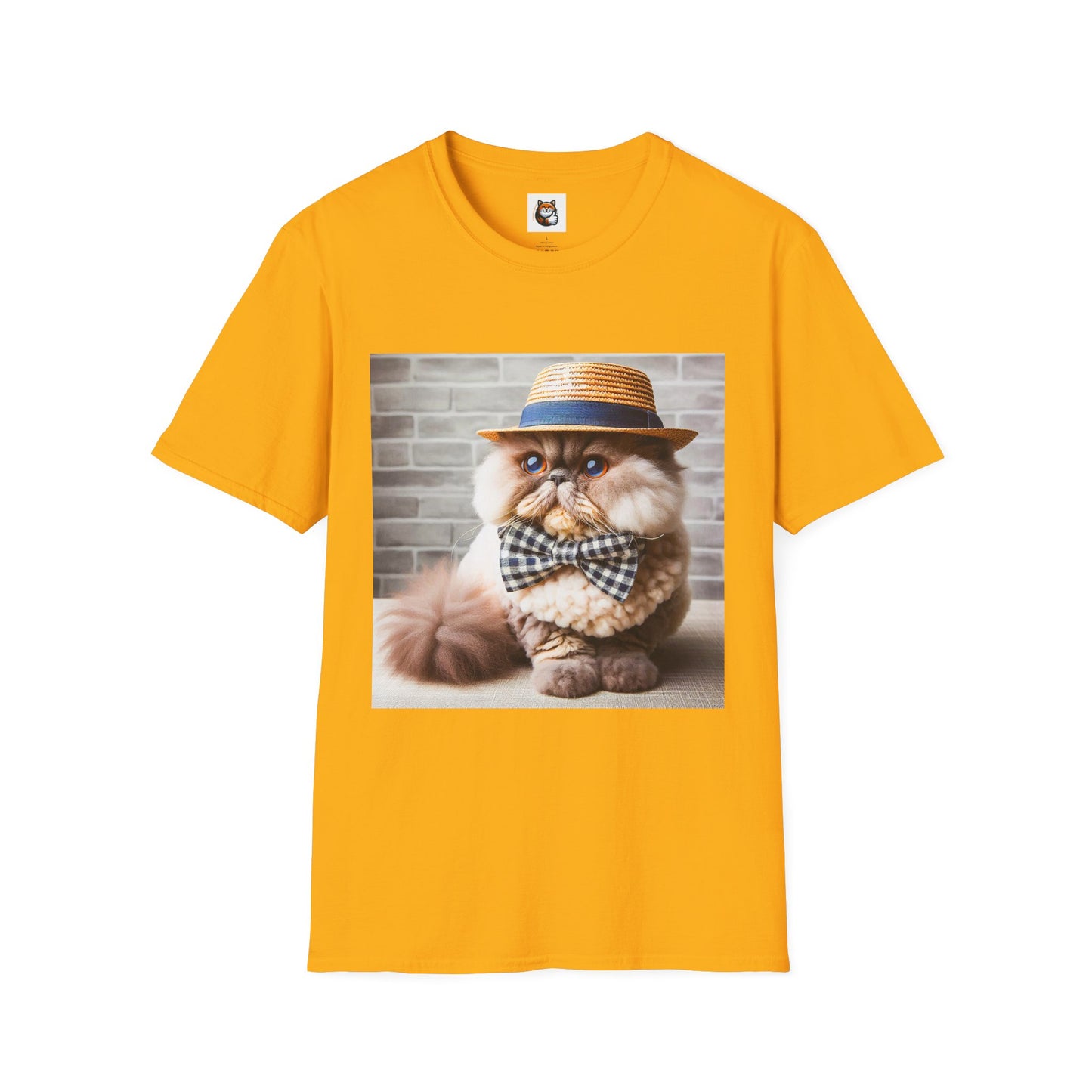 Selkirk Rex Cat T-Shirt hat and bow tie
