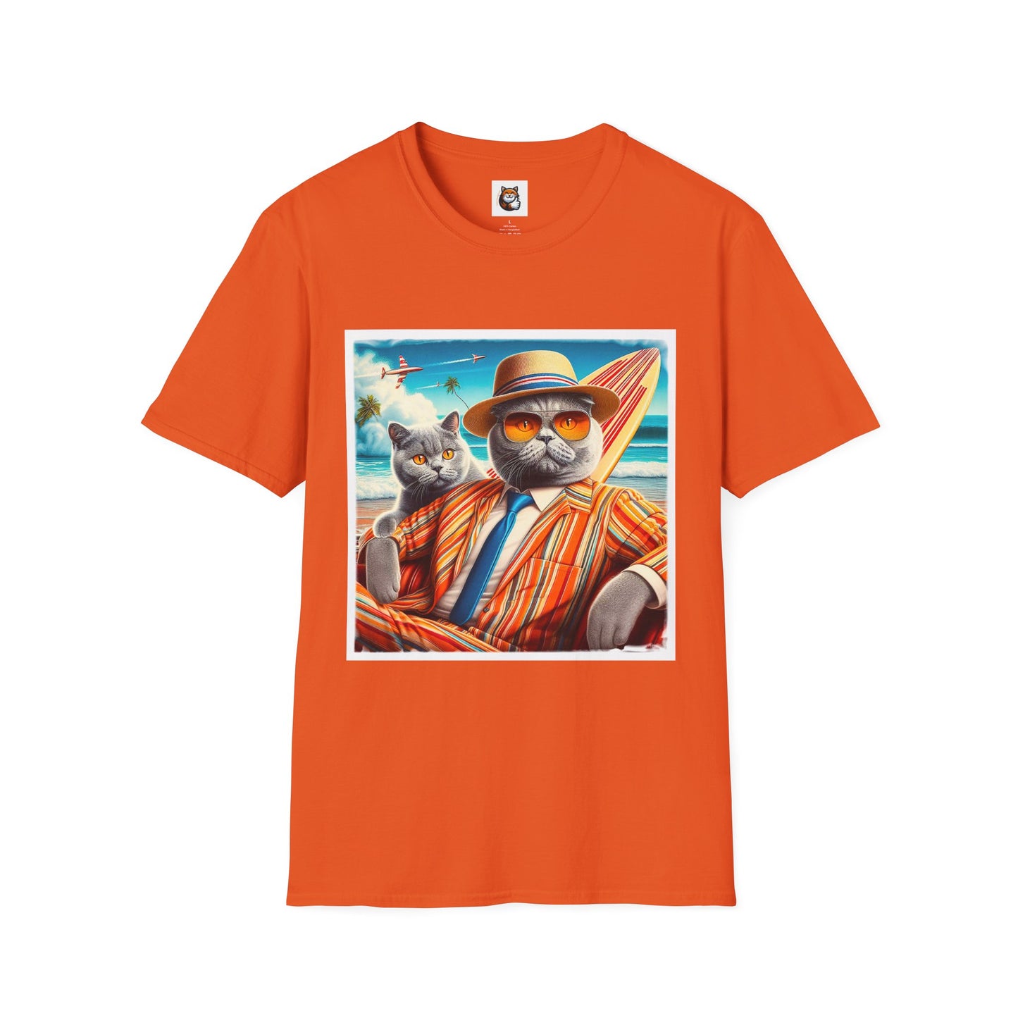 British Shorthair man in suit Softstyle T-Shirt
