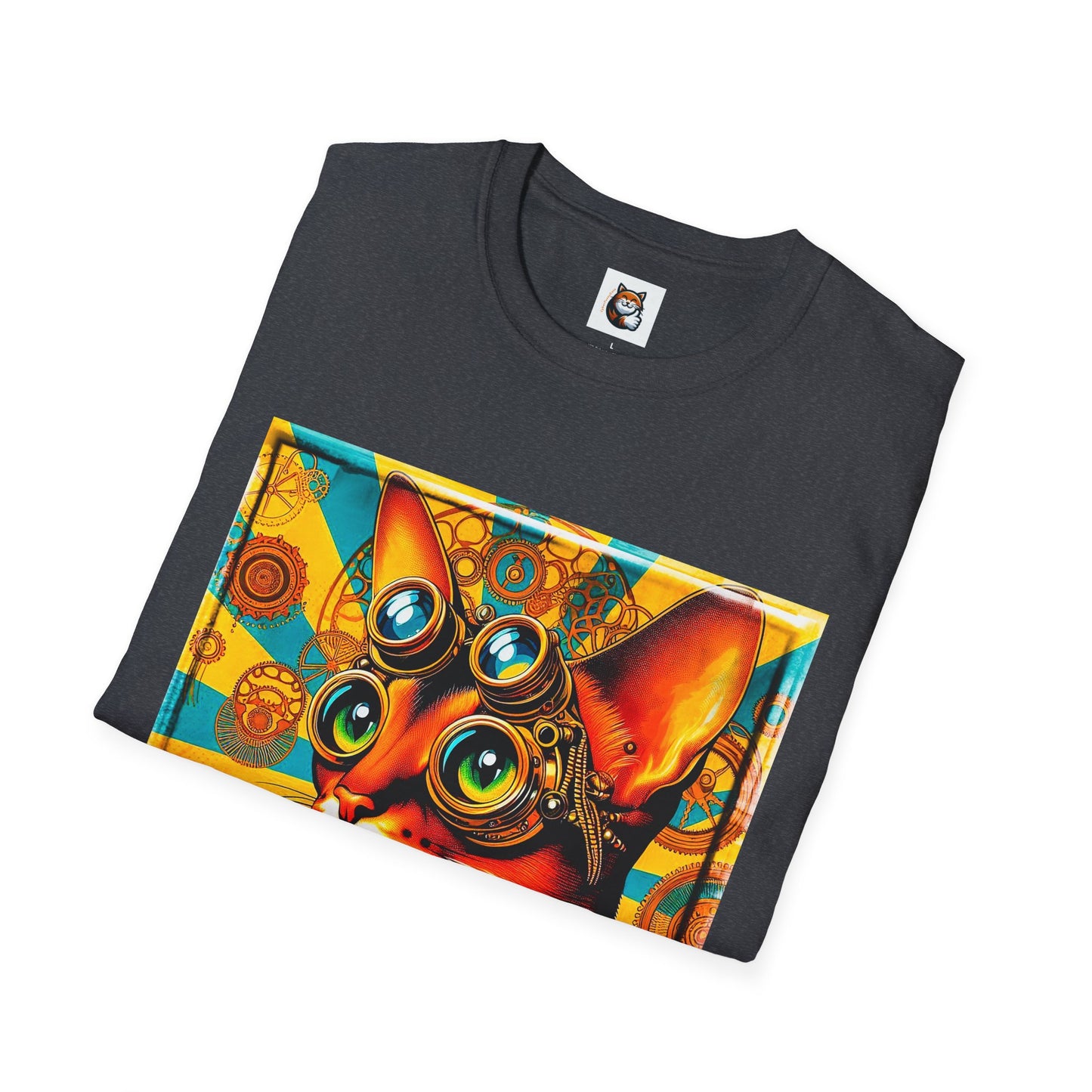 Abyssinian Unisex  steam punk Softstyle T-Shirt