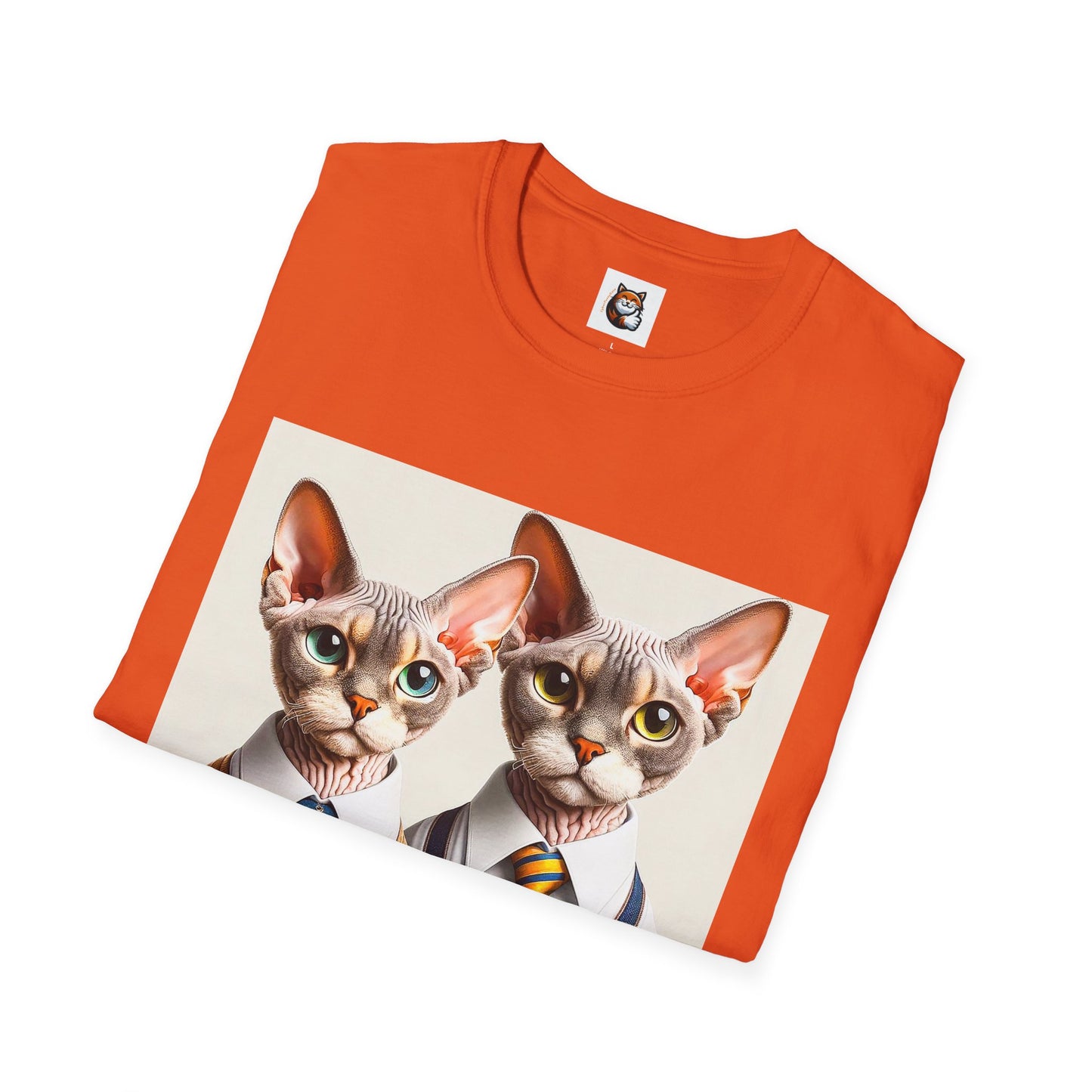 Devon Rex Cat suits Softstyle T-Shirt