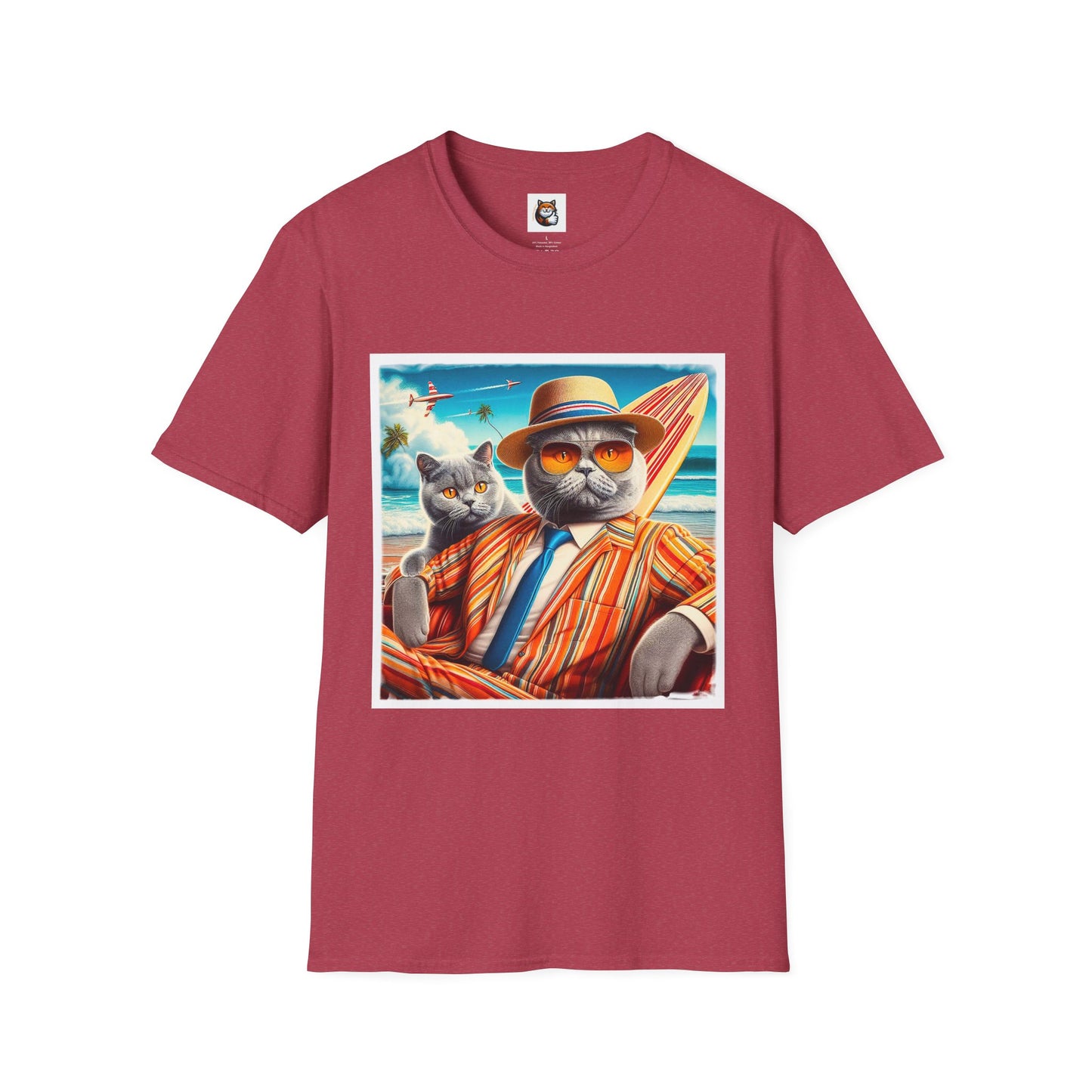 British Shorthair man in suit Softstyle T-Shirt