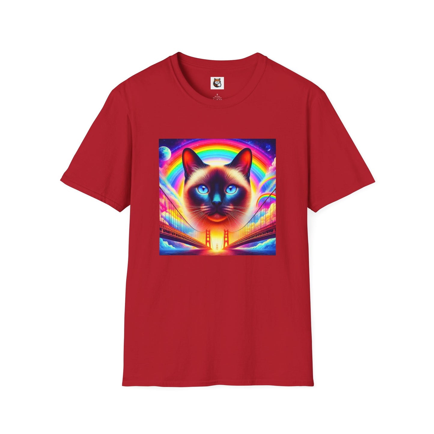 Siamese Cat floating kitty shirt