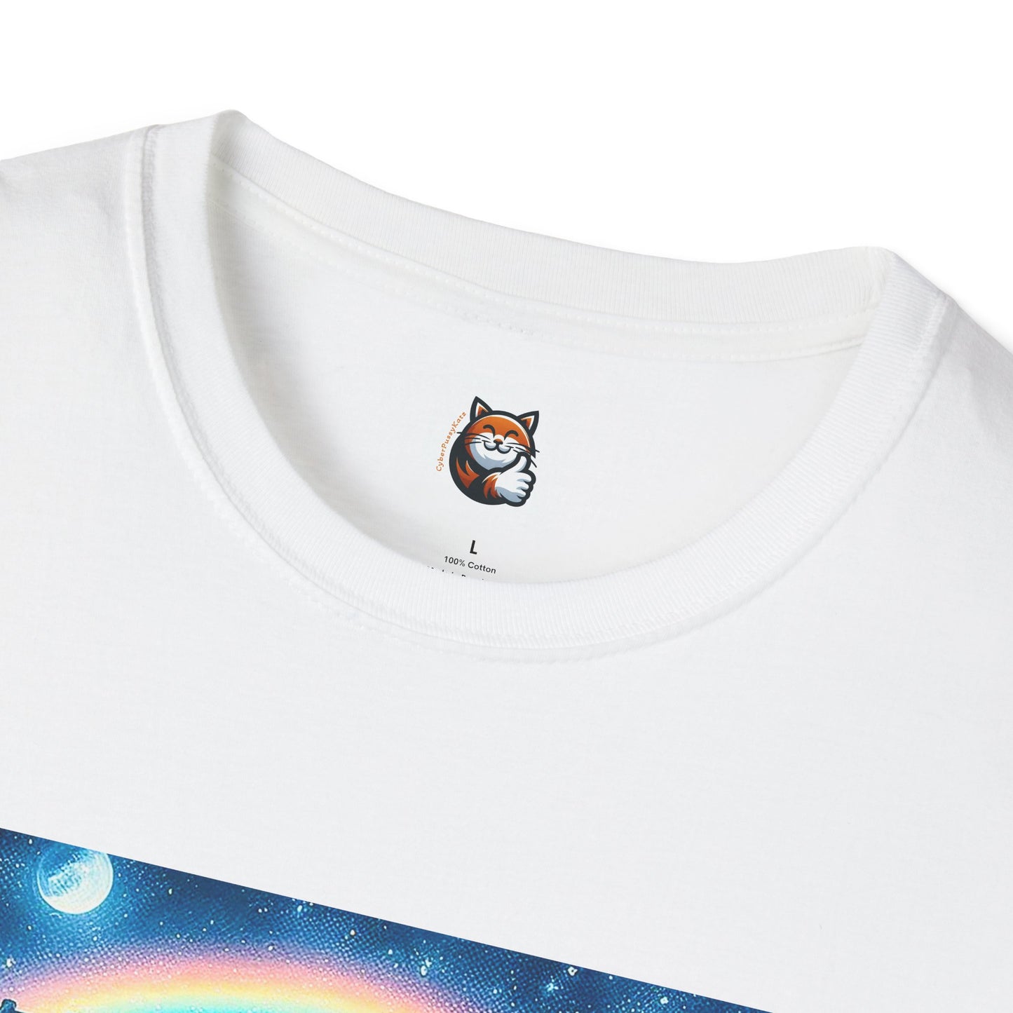 Russian Blue Cat Unisex Softstyle T-Shirt