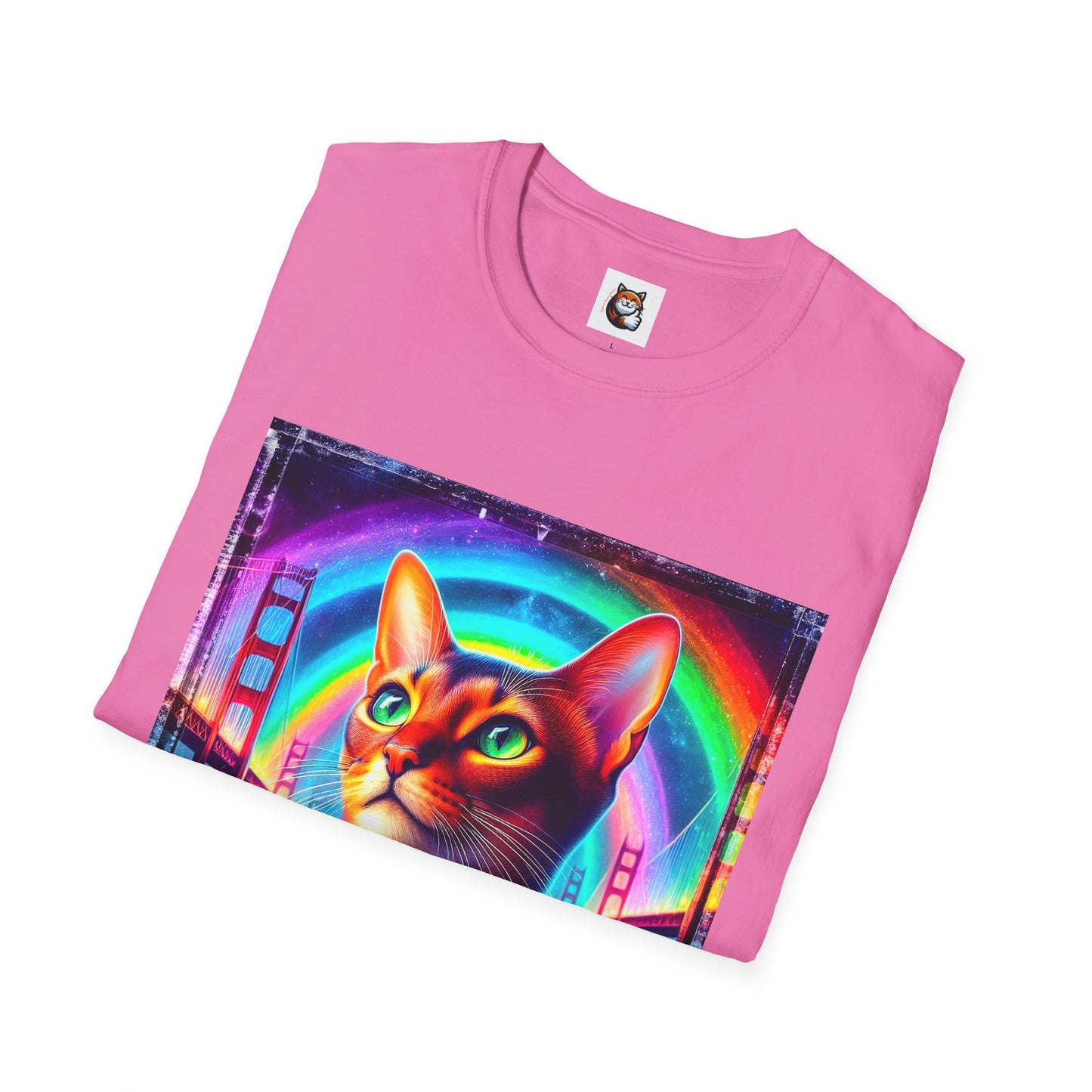 Abyssinian rainbow Softstyle T-Shirt