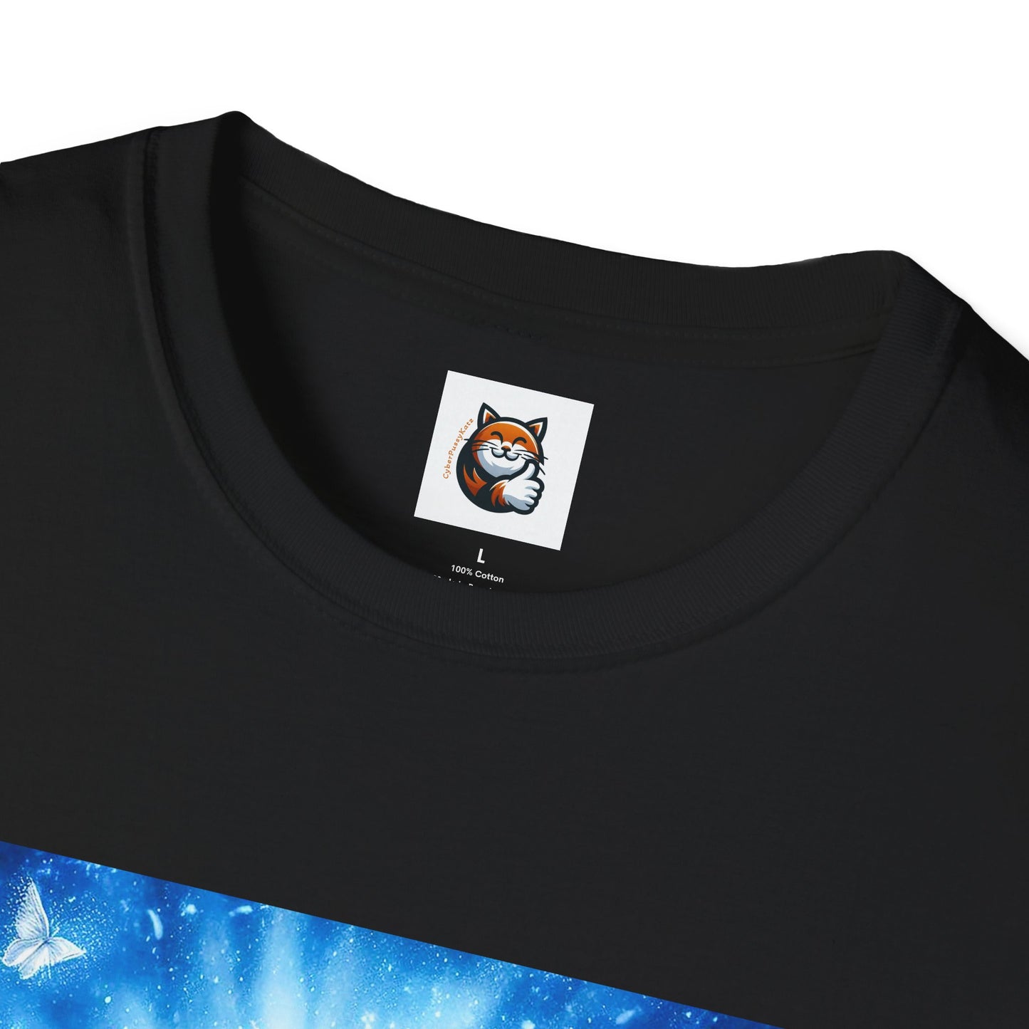 Russian Blue Cat Unisex Softstyle T-Shirt