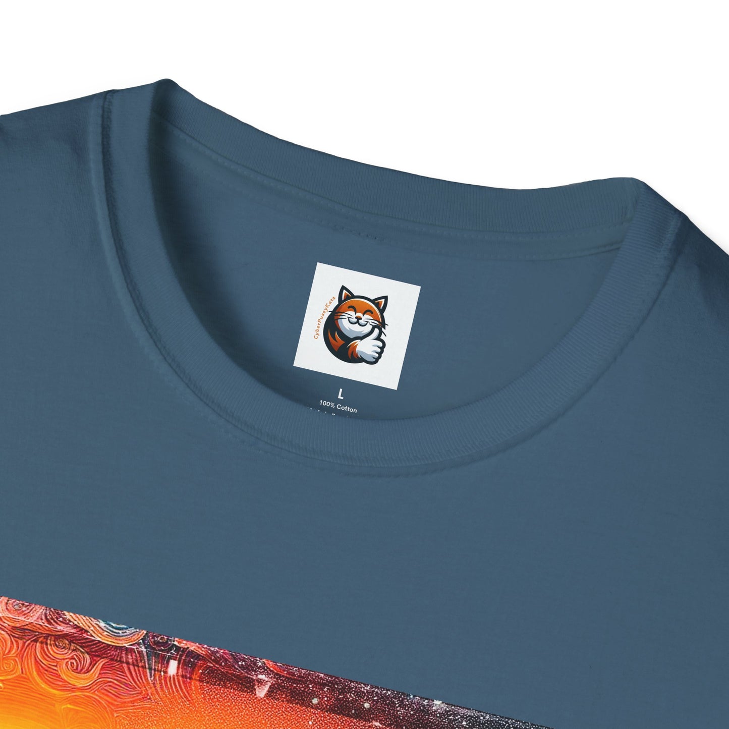 Devon Rex Cat hawaiian surfer Softstyle T-Shirt