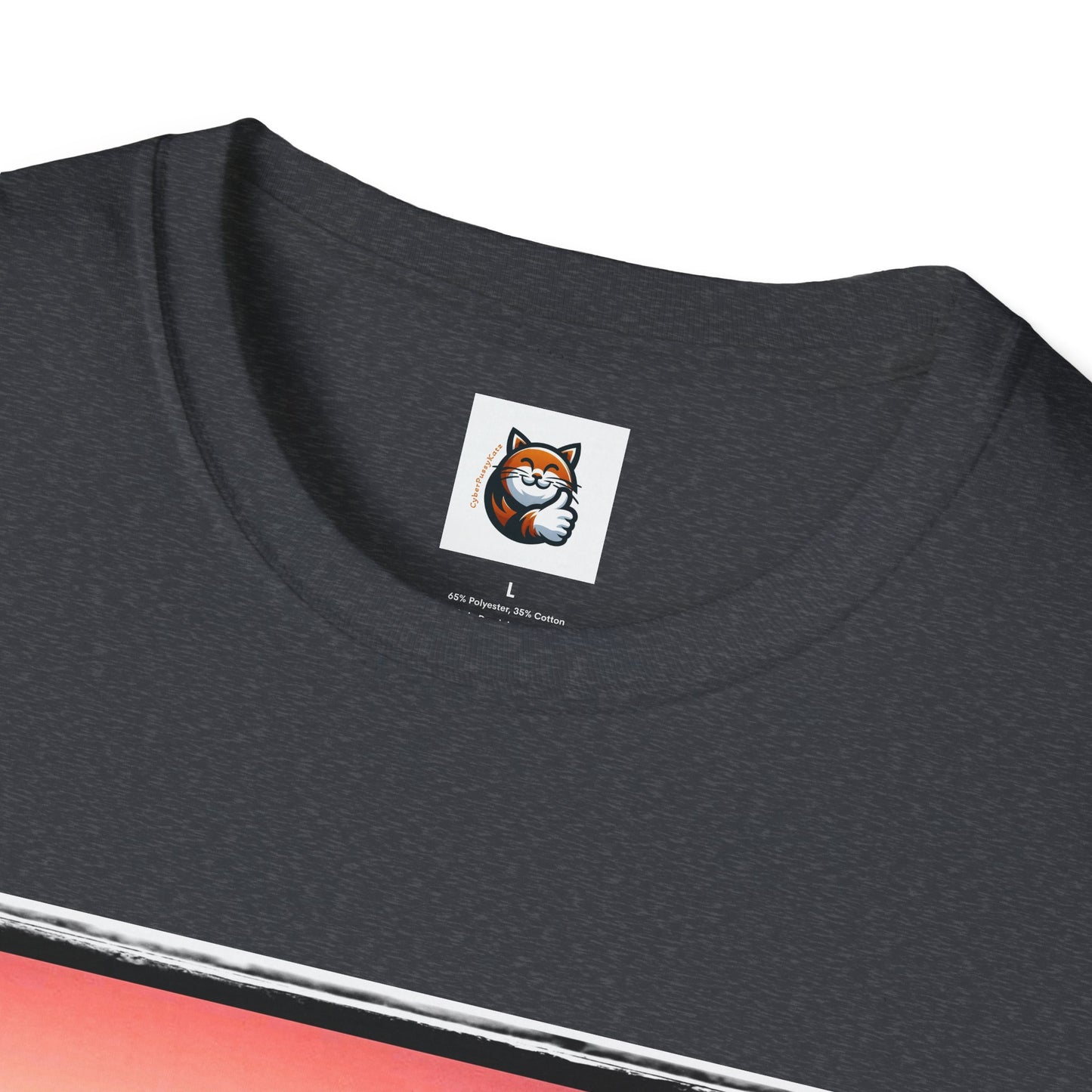 Wacky Exotic Shorthair Cat Unisex Softstyle T-Shirt