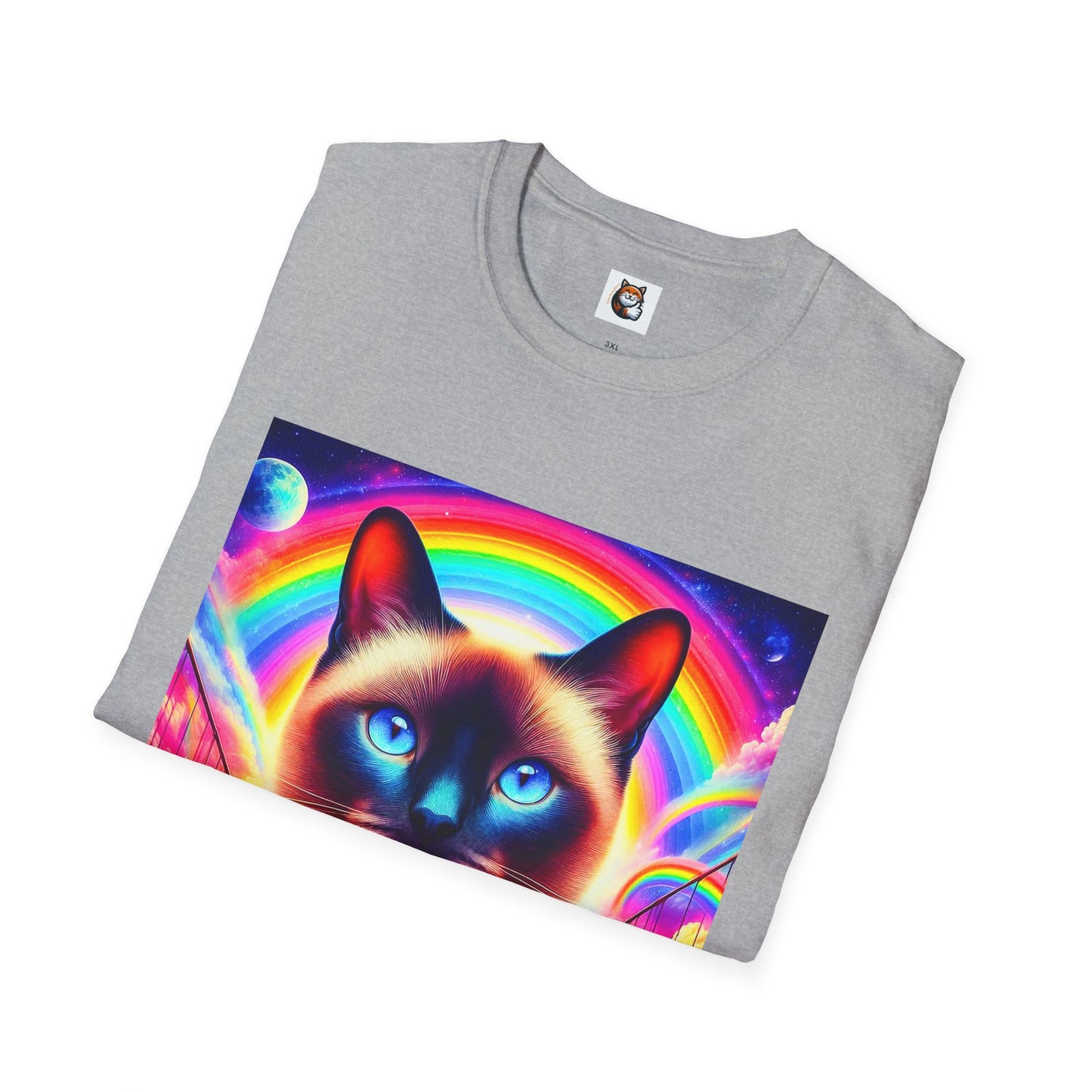 Siamese Cat floating kitty shirt