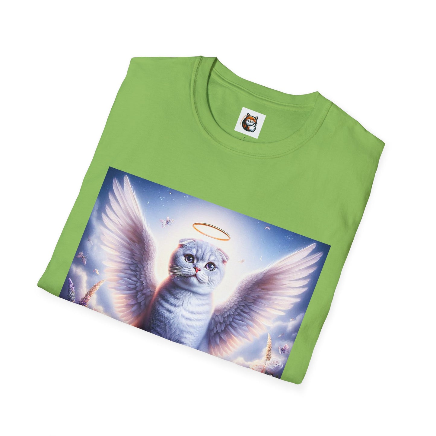 Scottish Fold Cat heavenly Angel T-Shirt
