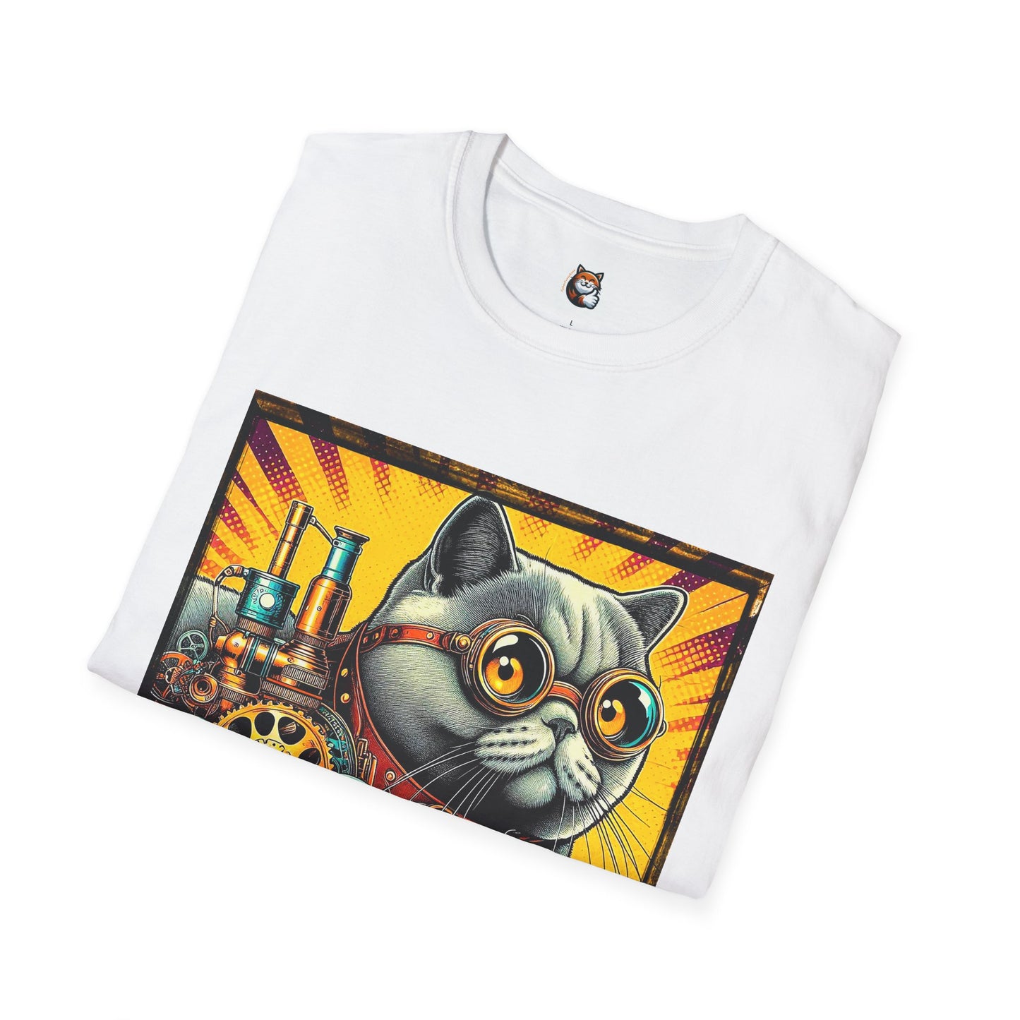 British Shorthair steam punk Softstyle T-Shirt
