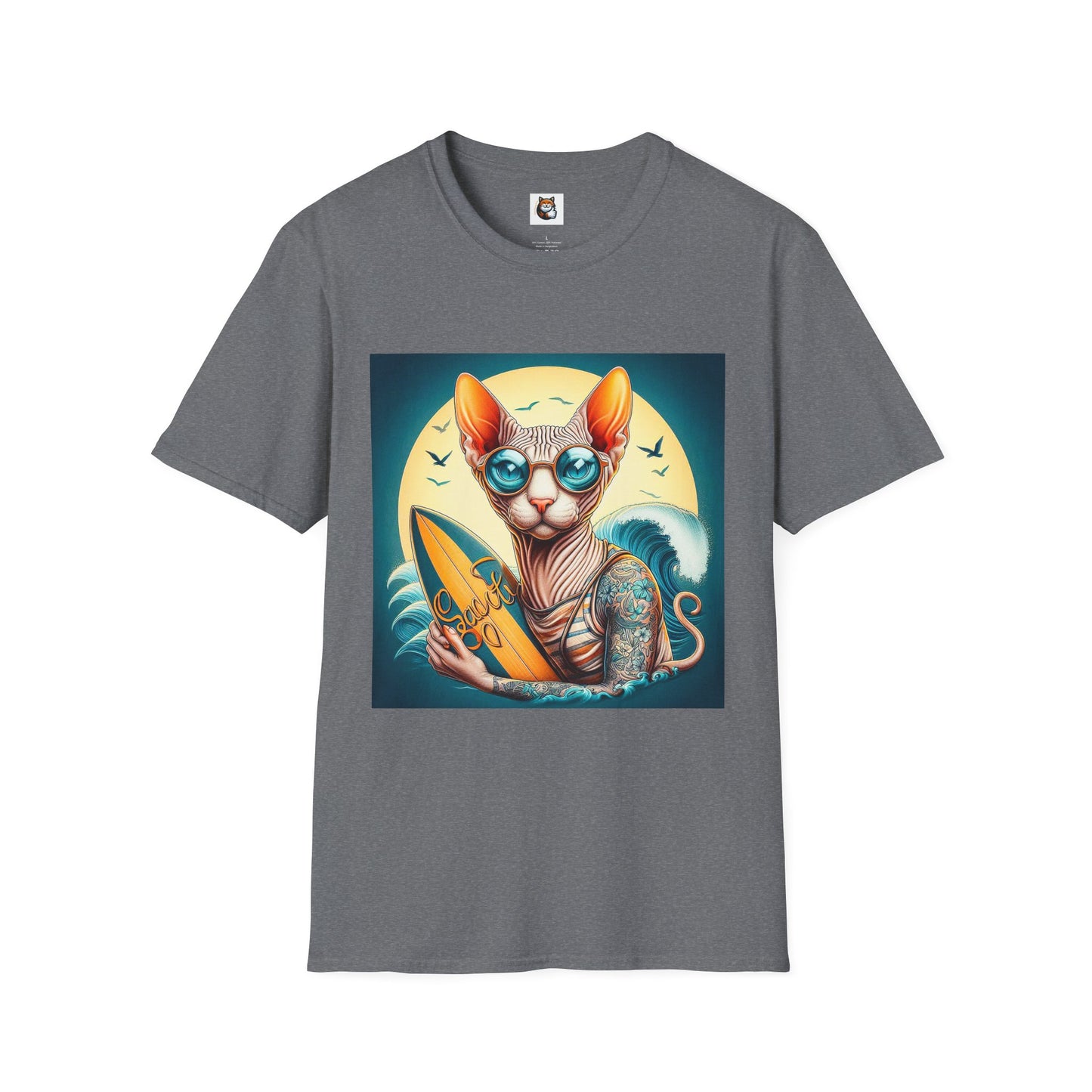 Sphynx Cat surfer
