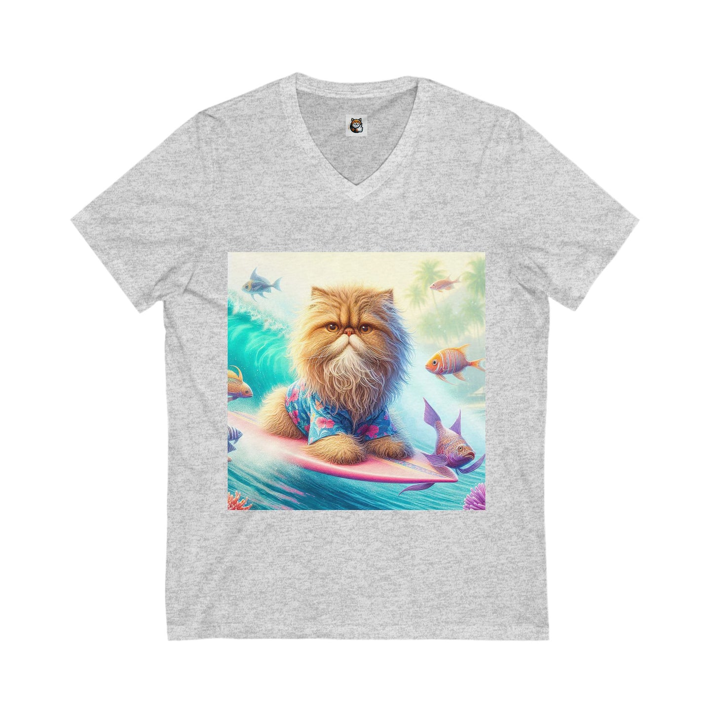 Selkirk Rex V-Neck angry surfer
