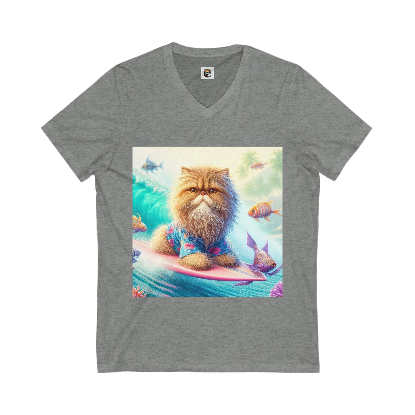 Selkirk Rex V-Neck angry surfer