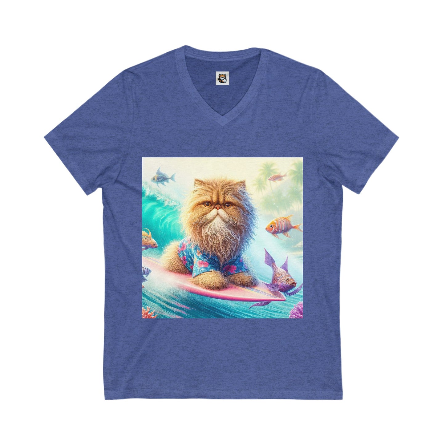 Selkirk Rex V-Neck angry surfer