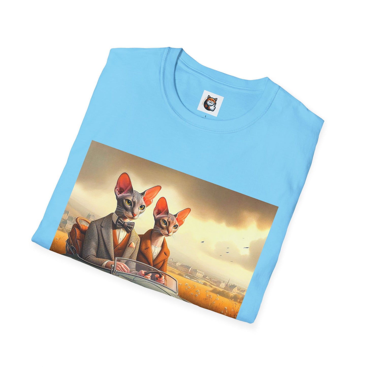 Wacky Oriental Shorthair Unisex Softstyle T-Shirt