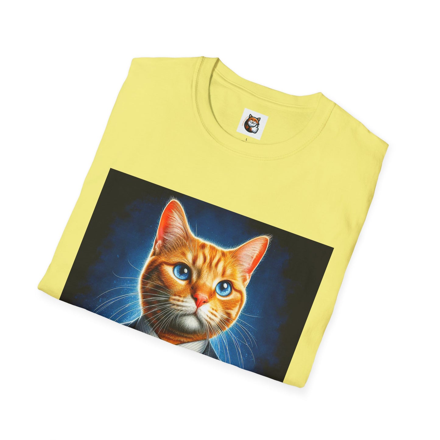Domestic Cat Unisex suit and tie T-Shirt