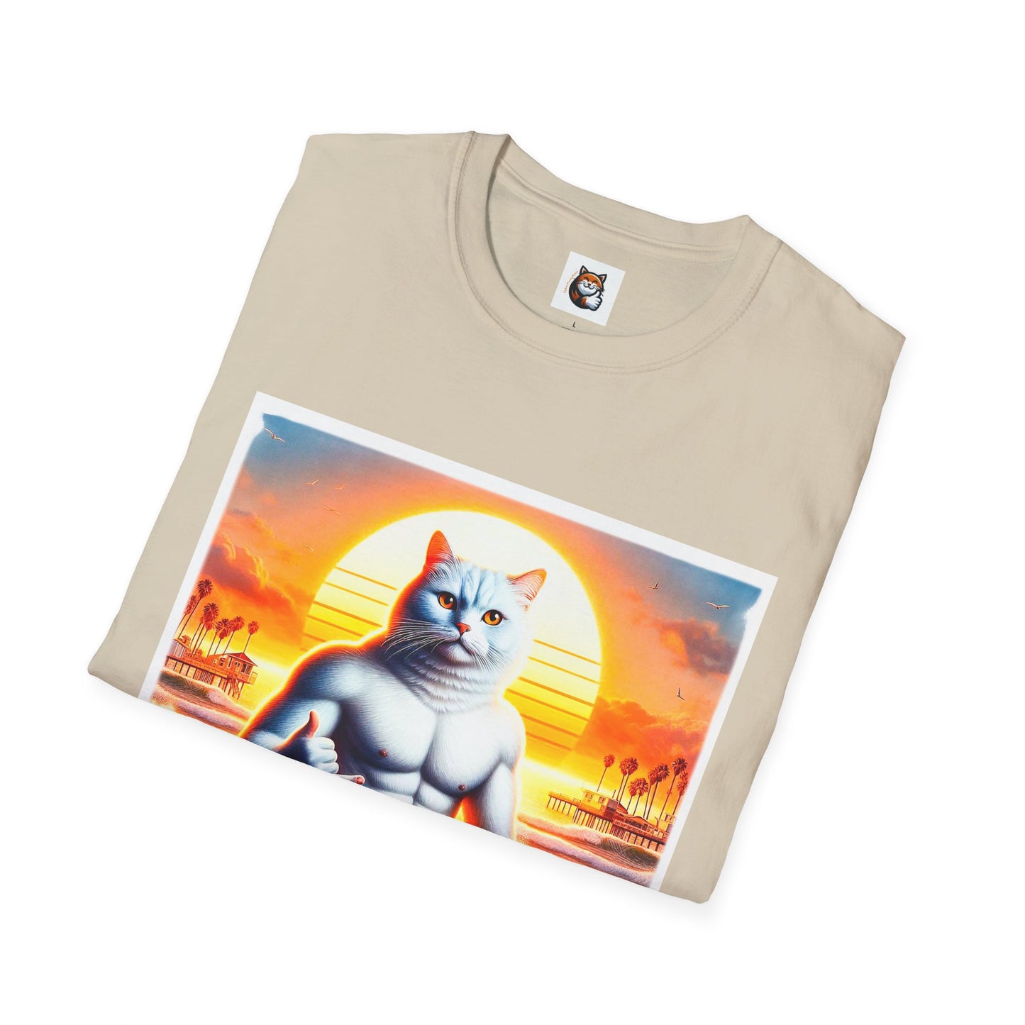 Domestic Cat Unisex Softstyle T-Shirt