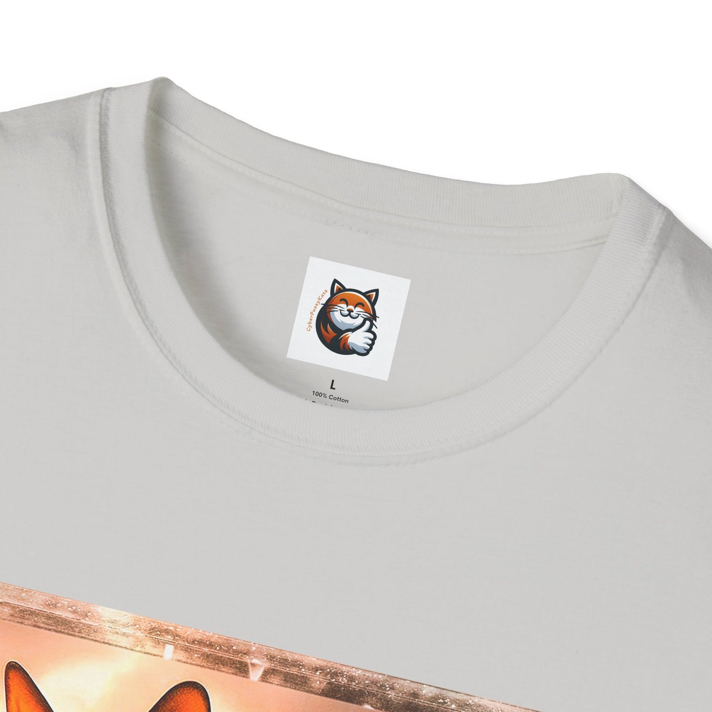 Wacky  Devon Rex Cat Unisex Softstyle T-Shirt