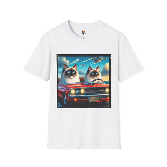 Wacky Birman night driving Softstyle T-Shirt