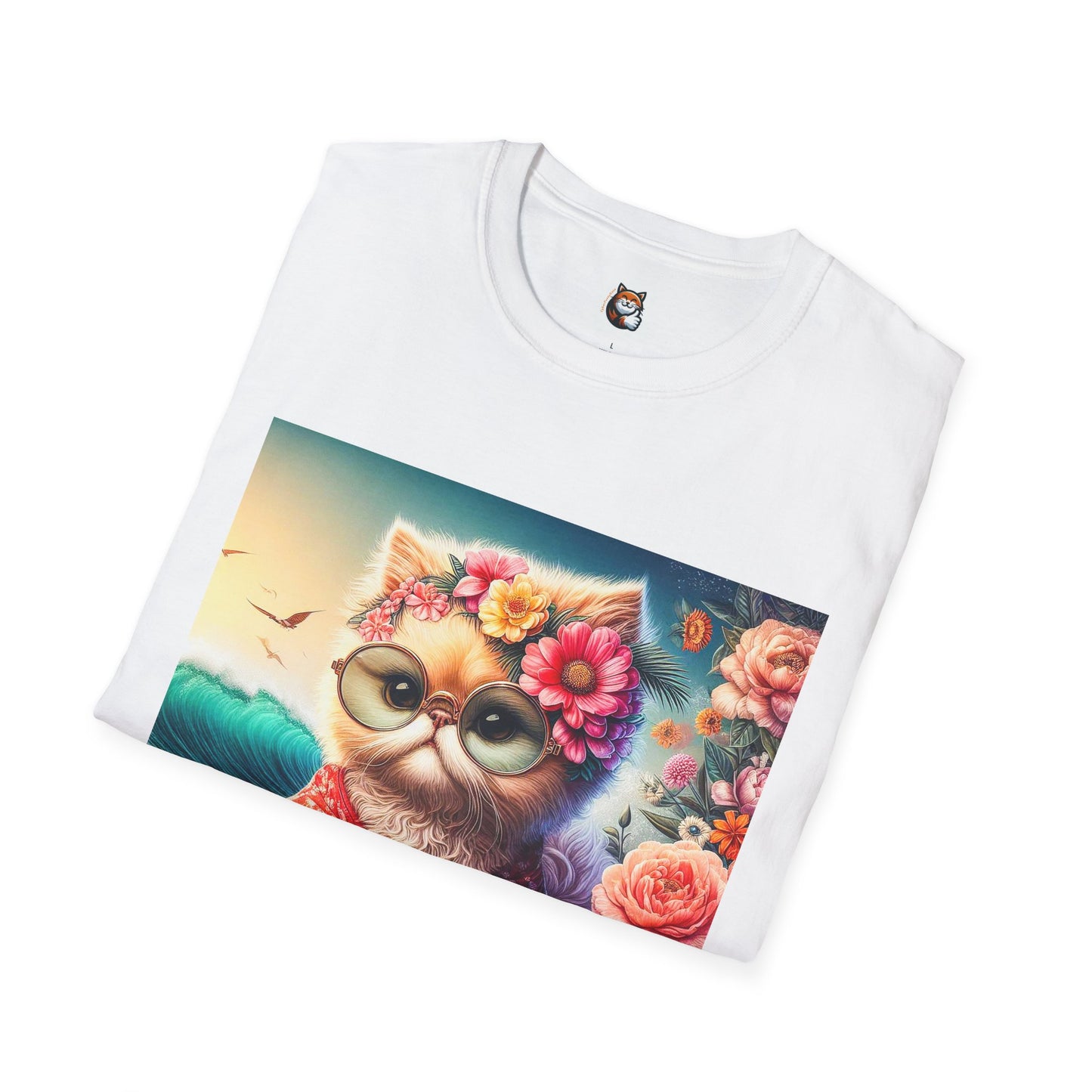 Selkirk Rex Cat T-Shirt beach babe