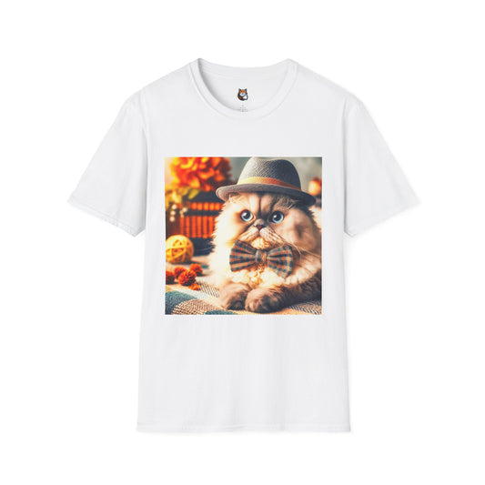 Selkirk Rex Cat T-Shirt bow tie