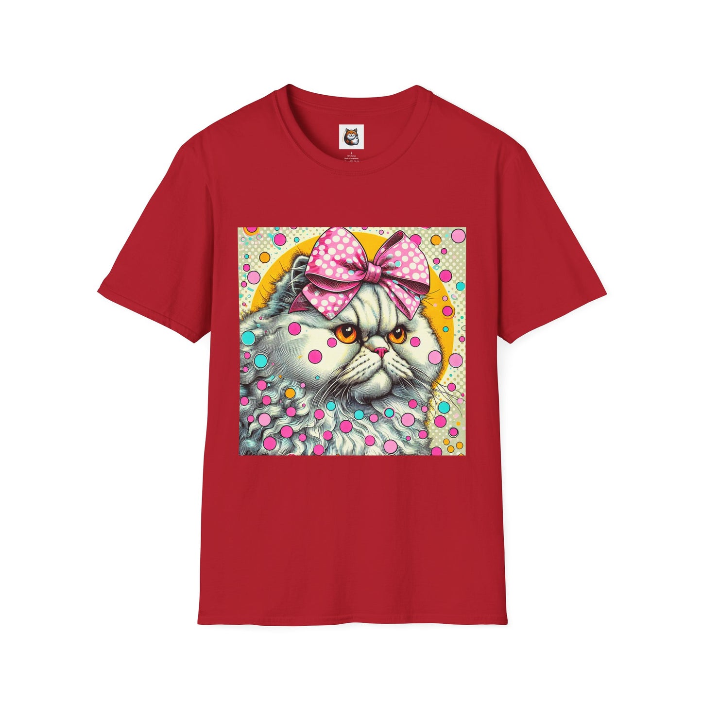 Selkirk Rex Cat T-Shirt angry princess