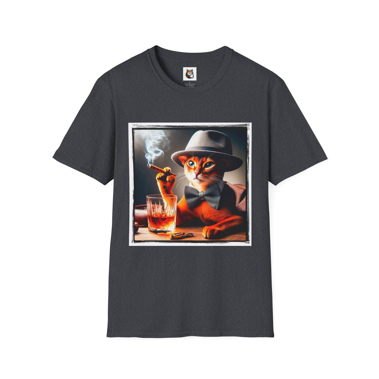 Abyssinian cigar smoking Softstyle T-Shirt