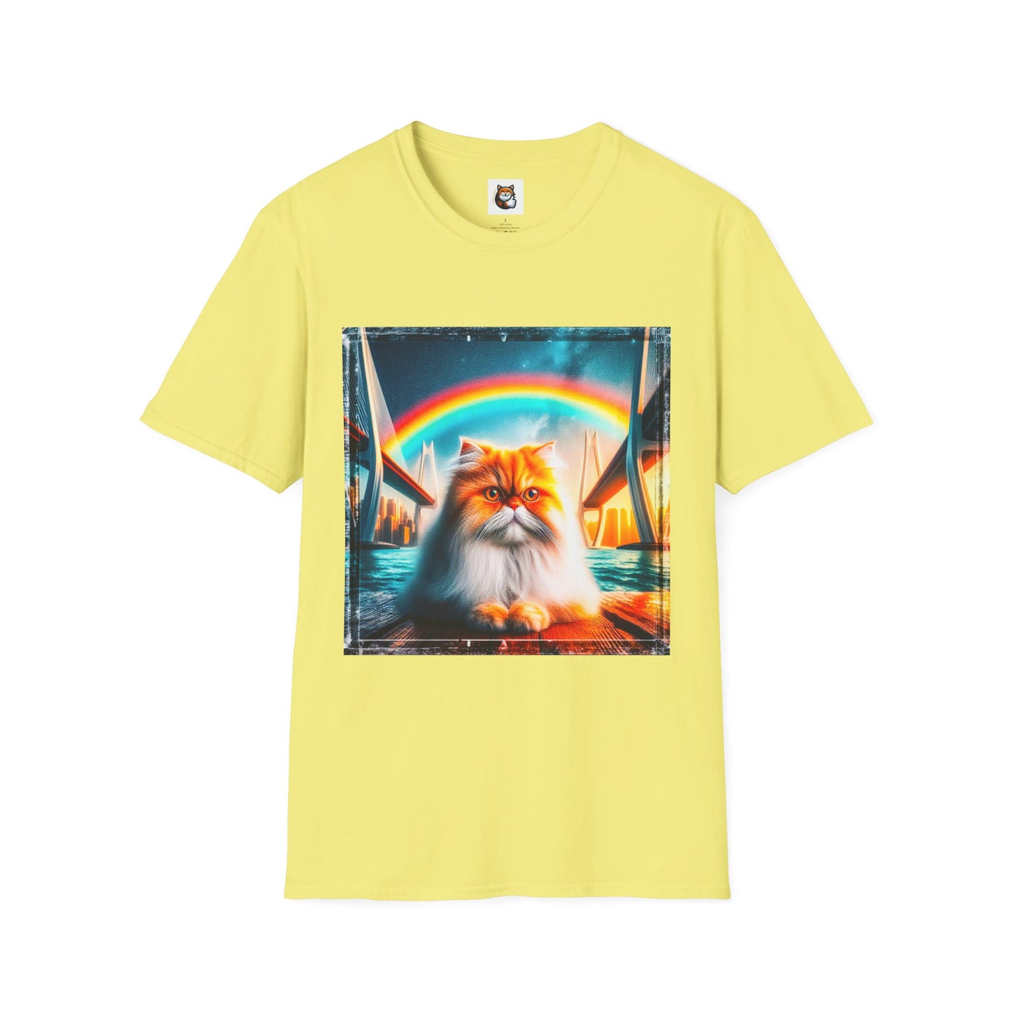 Persian Cat Unisex Softstyle T-Shirt