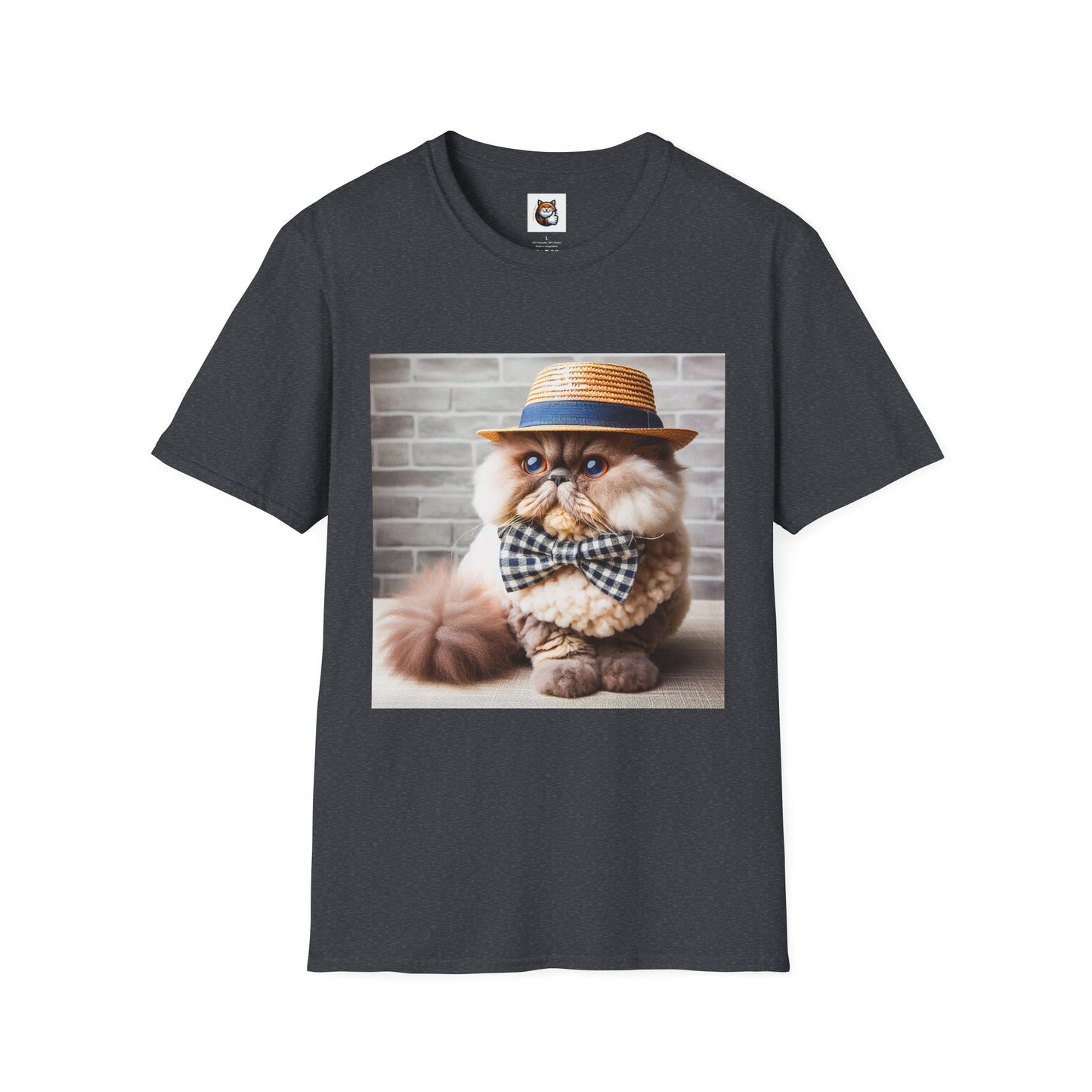 Selkirk Rex Cat T-Shirt hat and bow tie