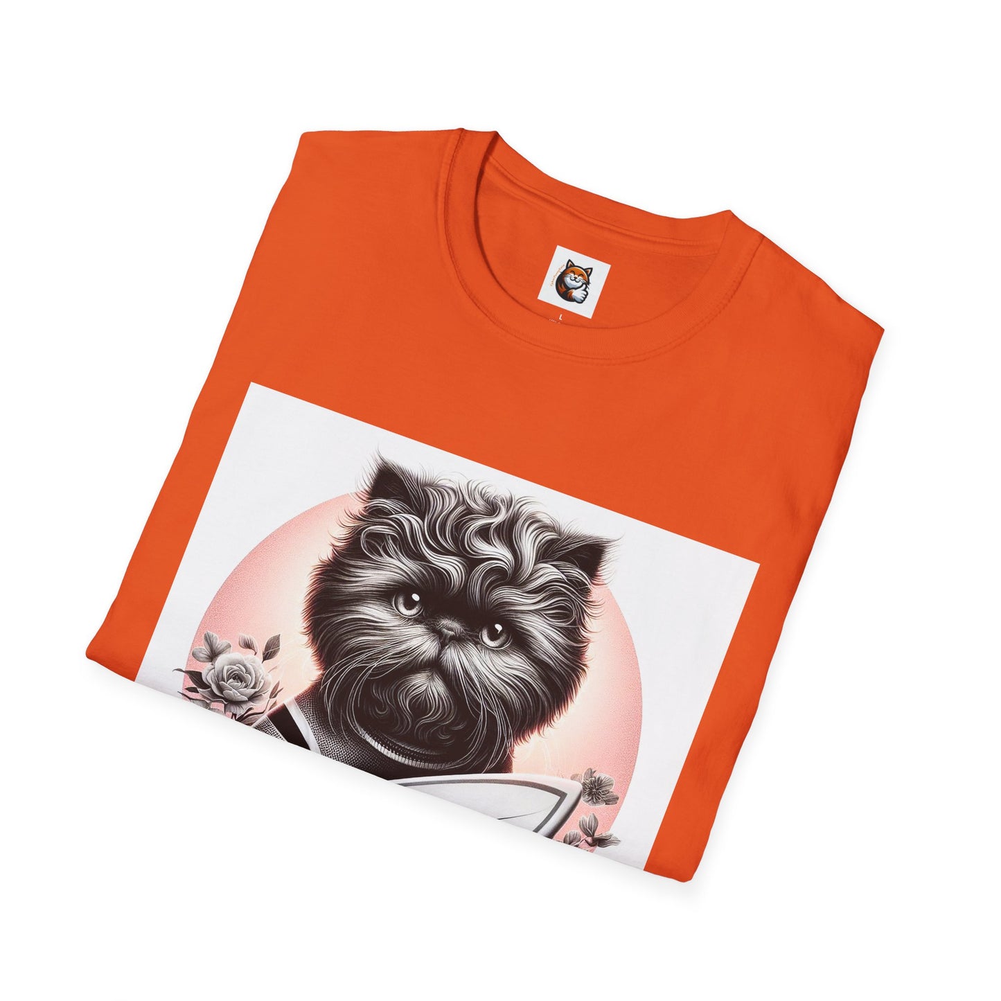 Selkirk Rex Cat T-Shirt fluffy surfer girl