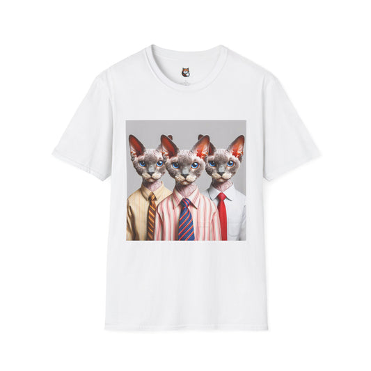 Devon Rex Cat Unisex Softstyle T-Shirt