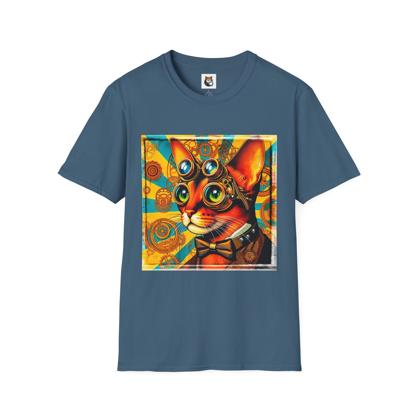 Abyssinian Unisex  steam punk Softstyle T-Shirt
