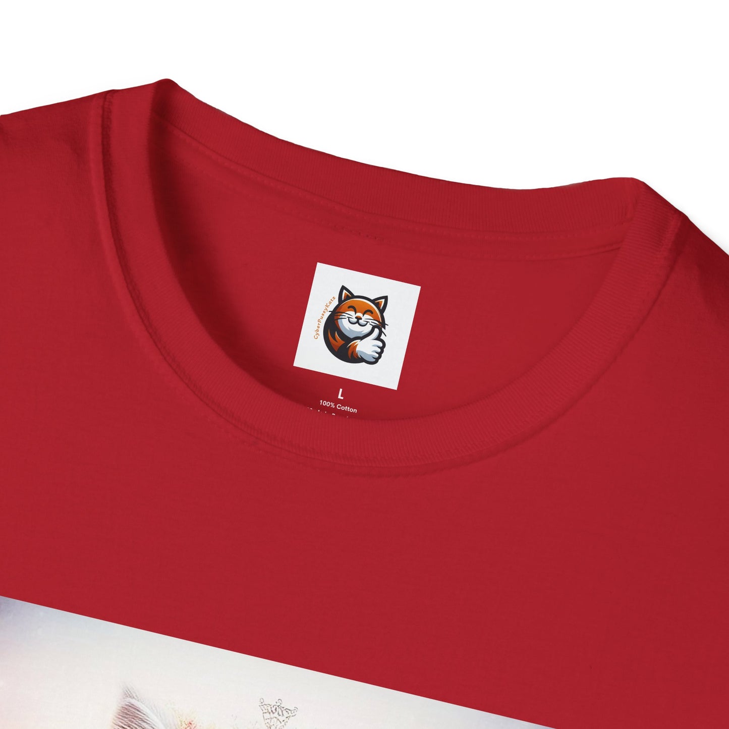 Selkirk Rex Cat T-Shirt flower Angel
