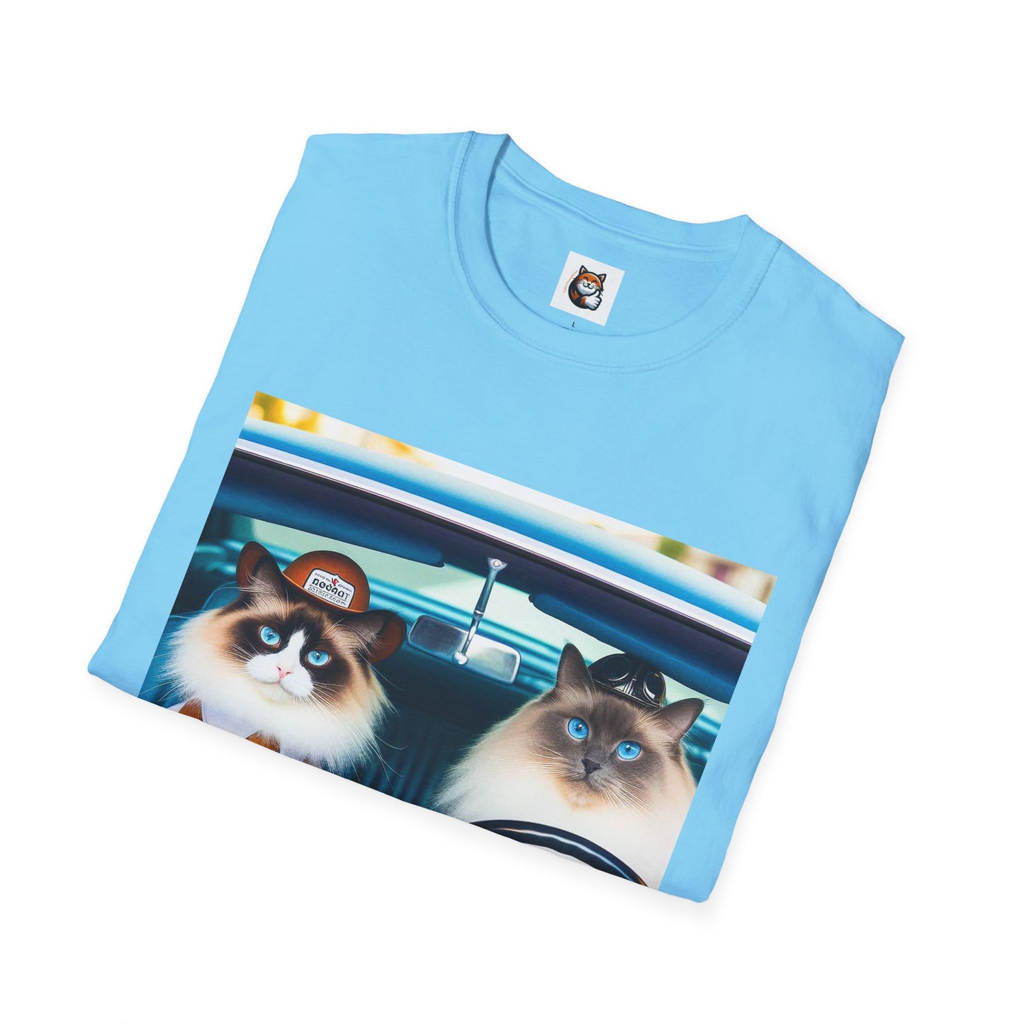 Wacky Ragdoll fun couple driving T-Shirt