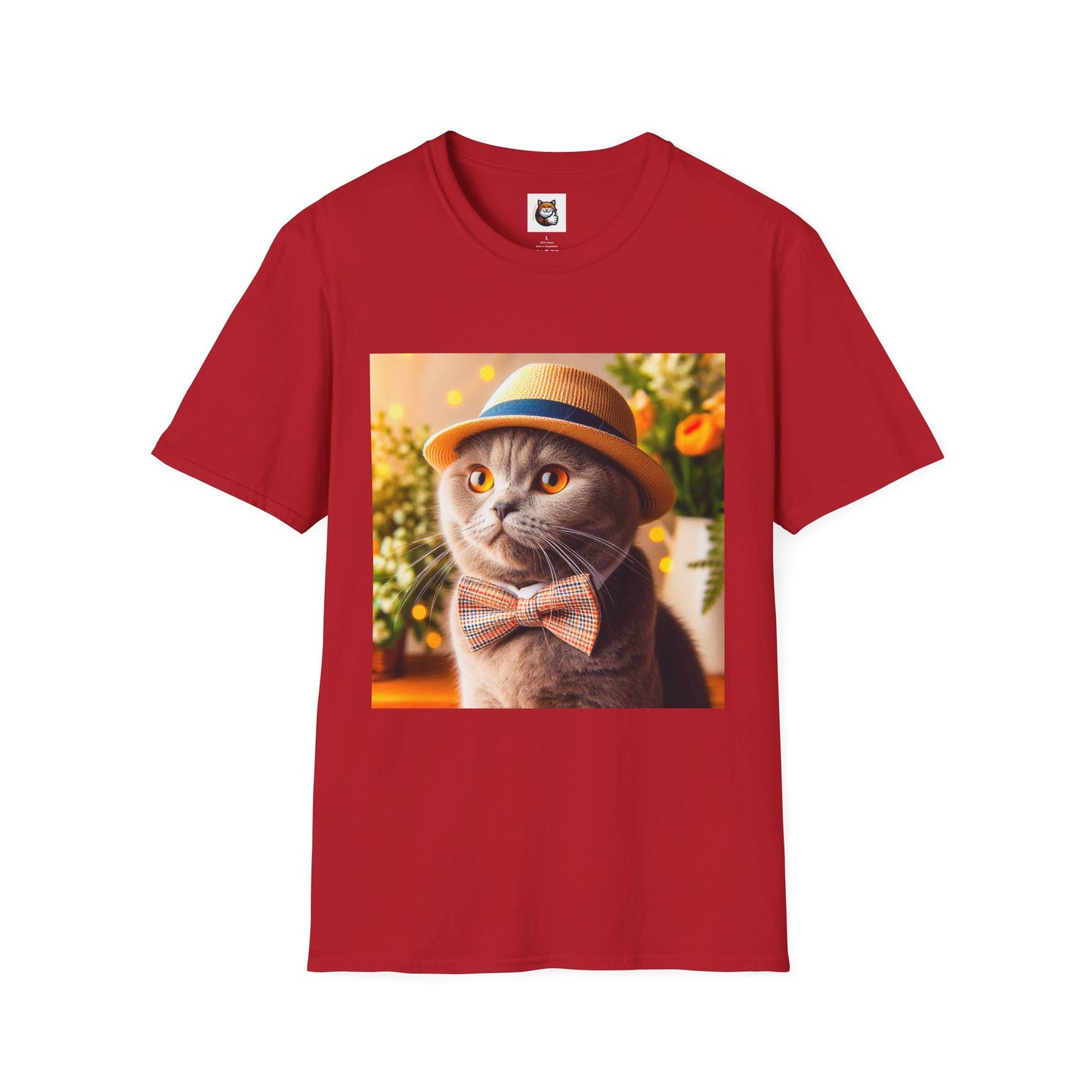 Scottish Fold Cat top hat T-Shirt
