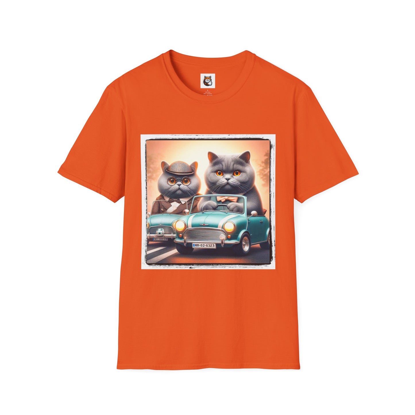 Wacky British Shorthair Unisex Softstyle T-Shirt