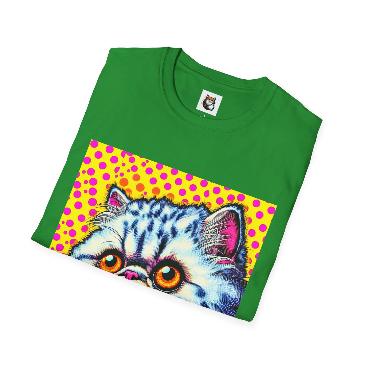 Selkirk Rex Cat T-Shirt comic book cutie