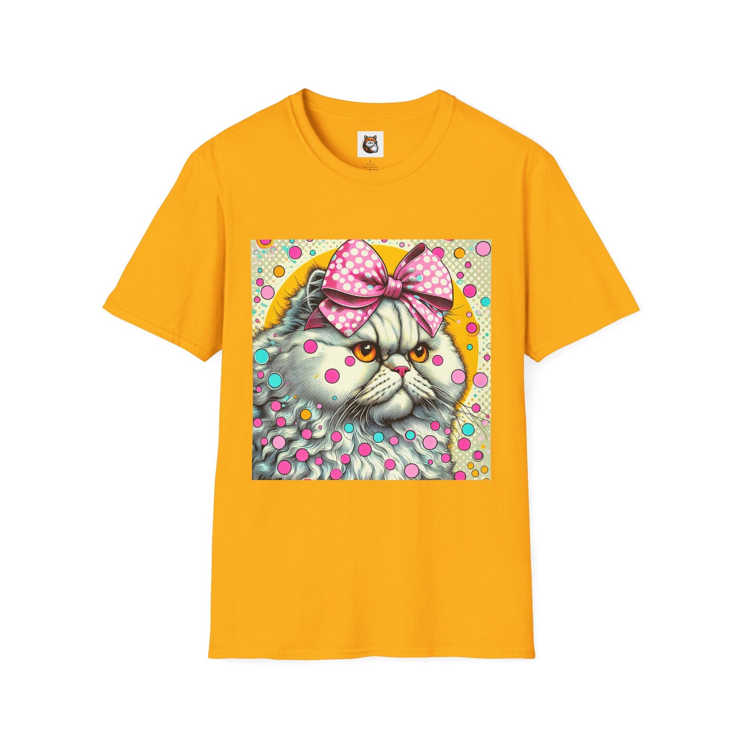 Selkirk Rex Cat T-Shirt angry princess