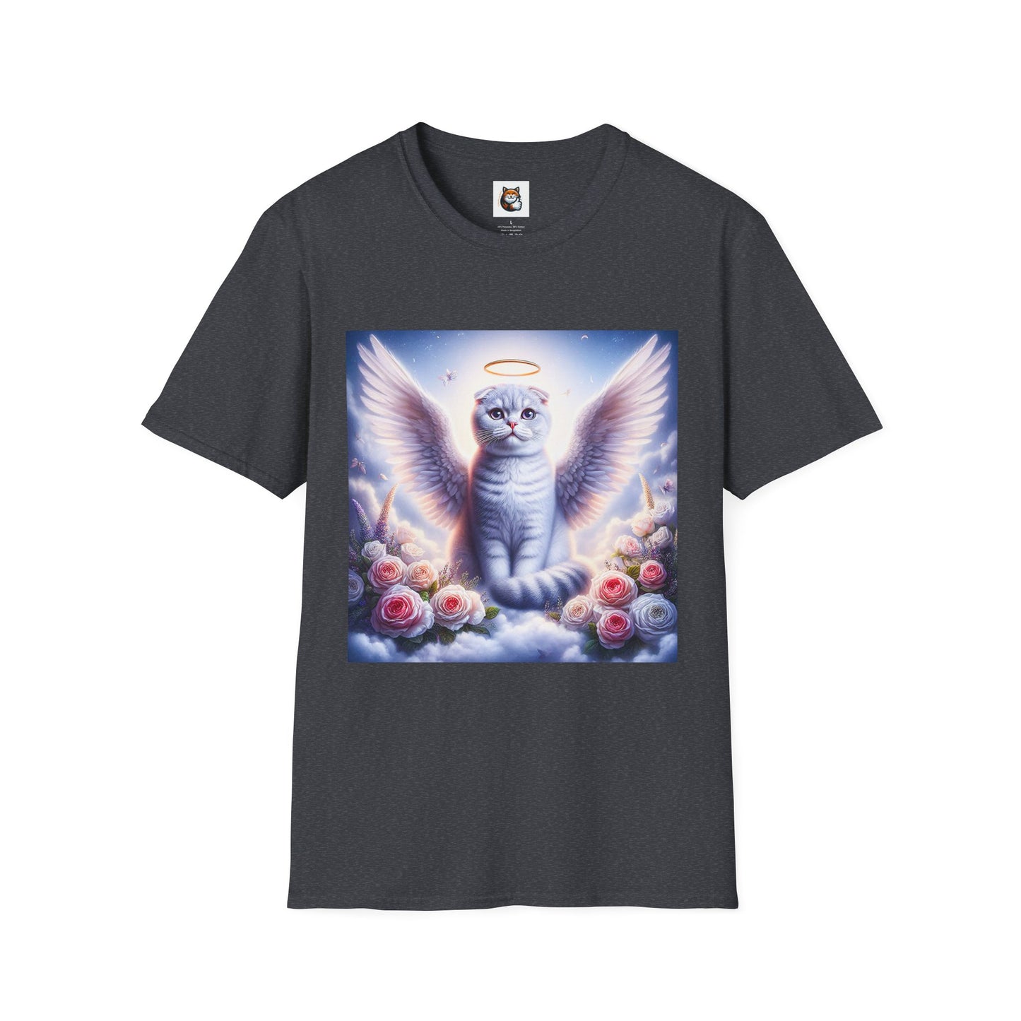 Scottish Fold Cat heavenly Angel T-Shirt