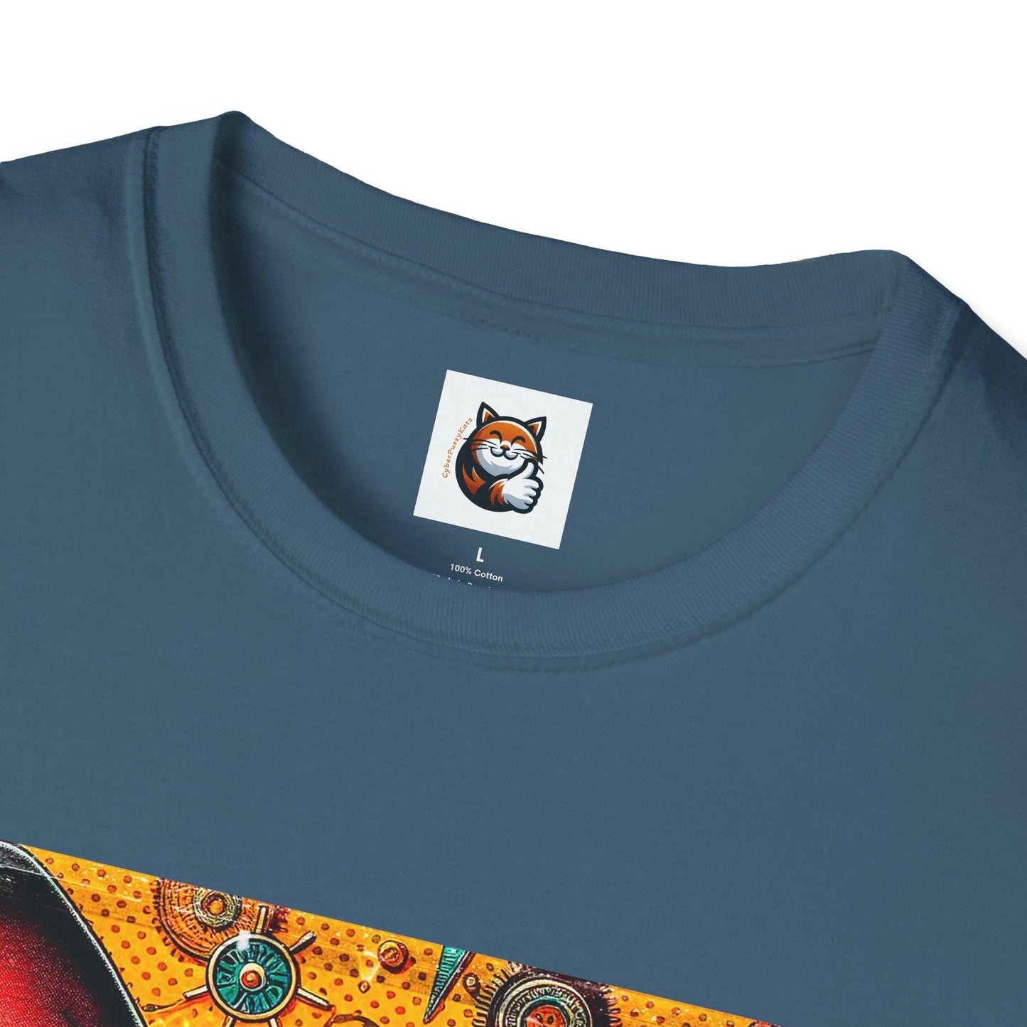 Cornish Rex Cat steam punk T-Shirt by Printify