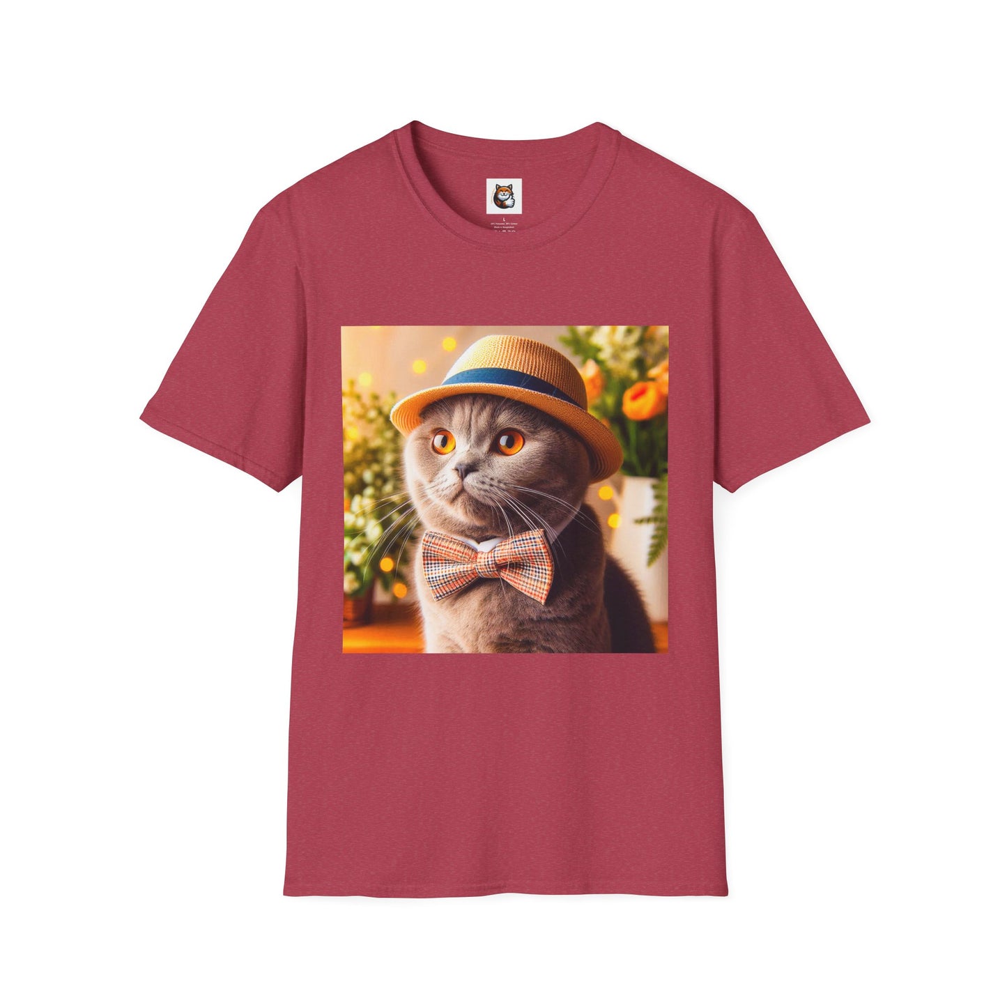 Scottish Fold Cat top hat T-Shirt