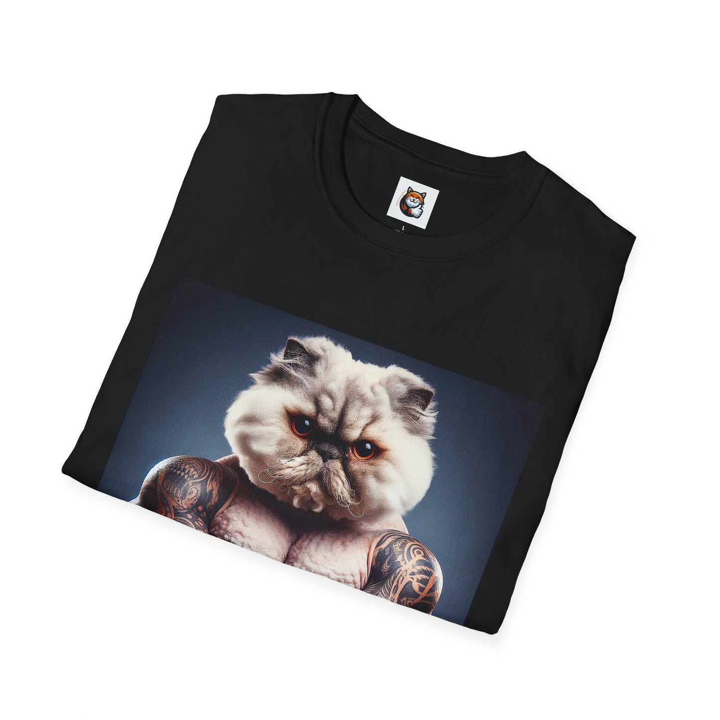 Selkirk Rex Cat T-Shirt - gym day