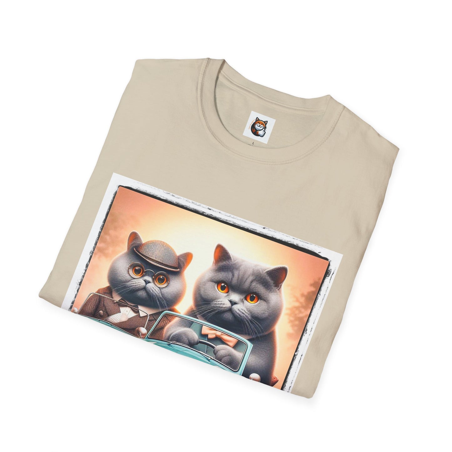 Wacky British Shorthair Unisex Softstyle T-Shirt
