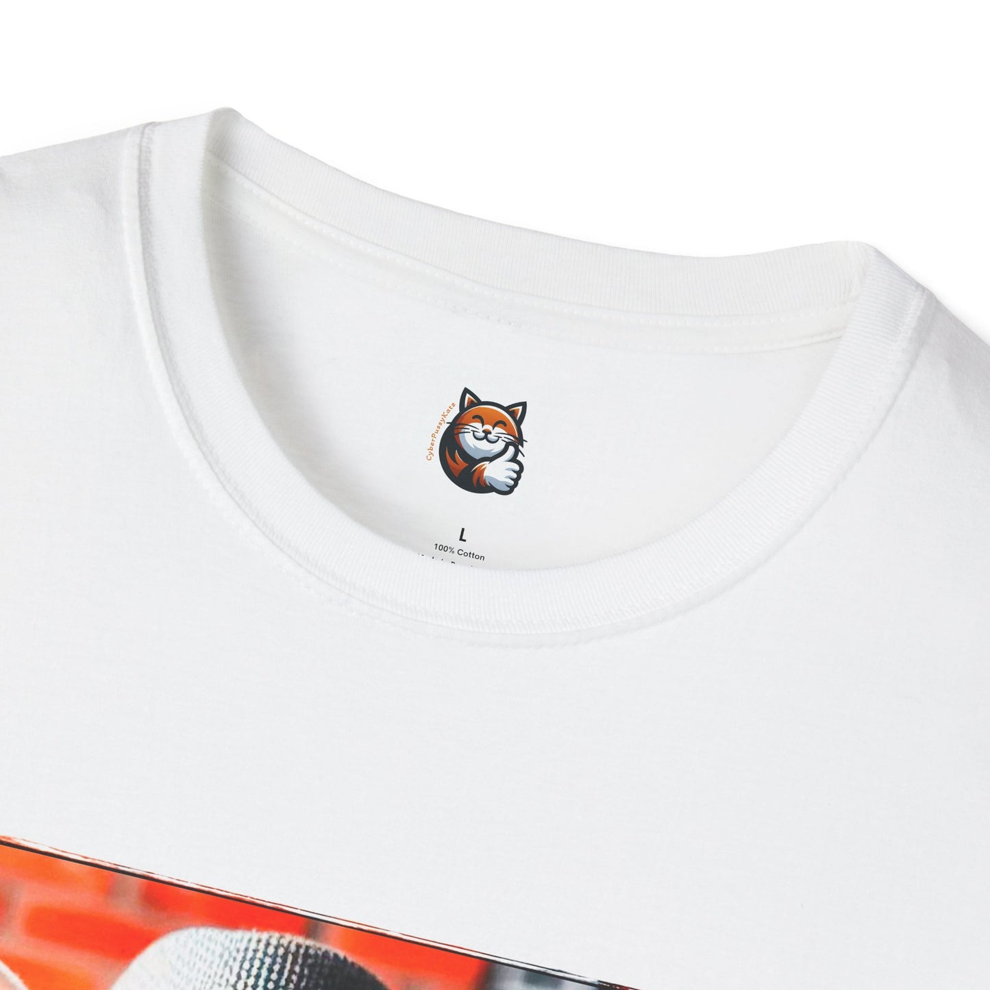 Devon Rex Cat hat and tie Softstyle T-Shirt