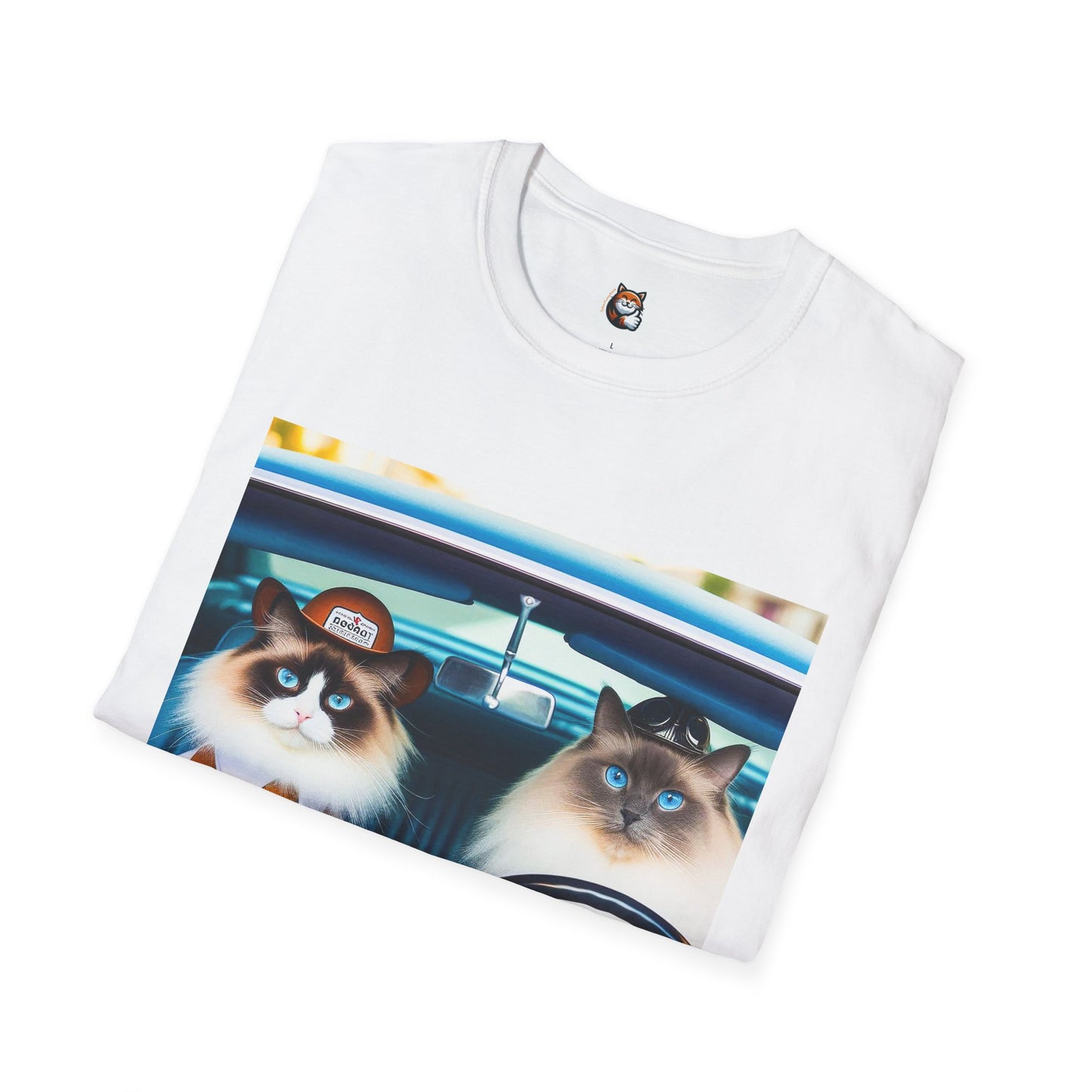 Wacky Ragdoll fun couple driving T-Shirt