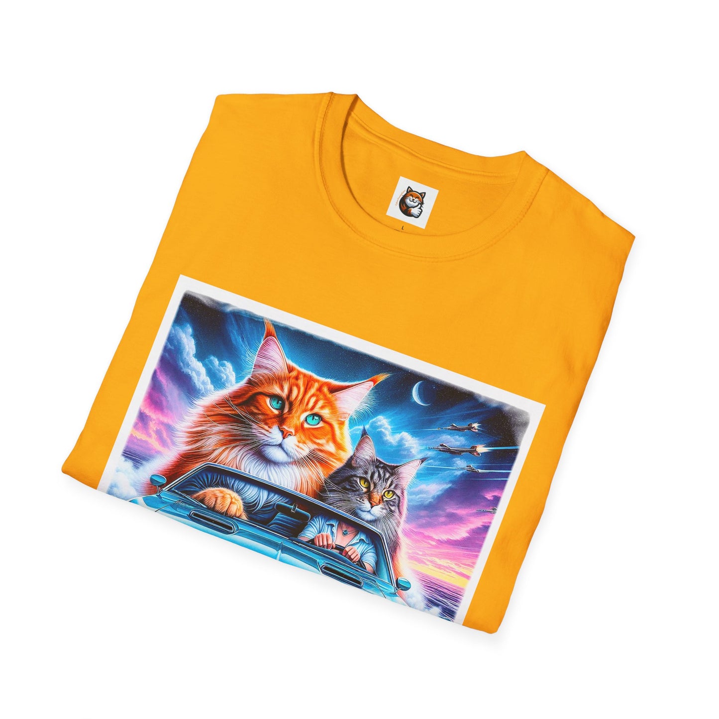 Wacky Maine Coon Unisex Softstyle T-Shirt