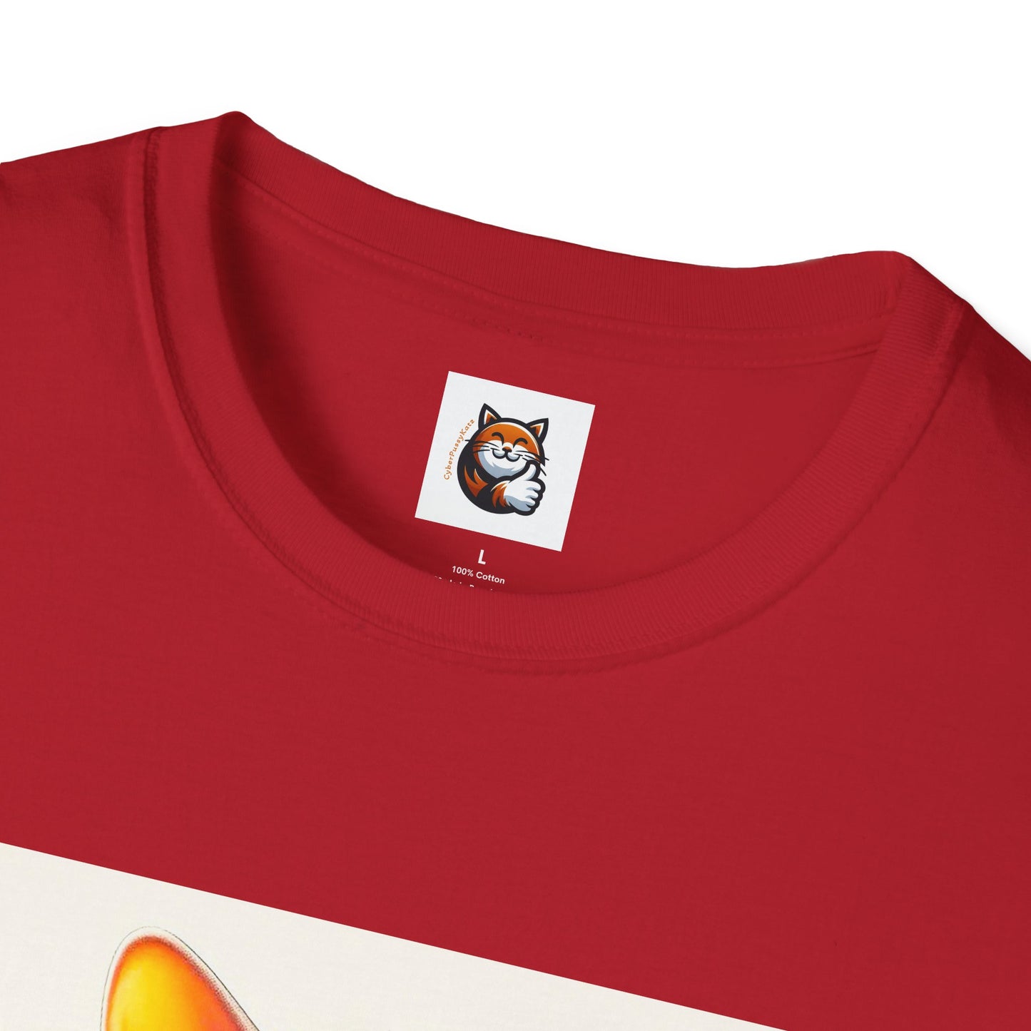 Devon Rex Cat surfing beauty  Softstyle T-Shirt