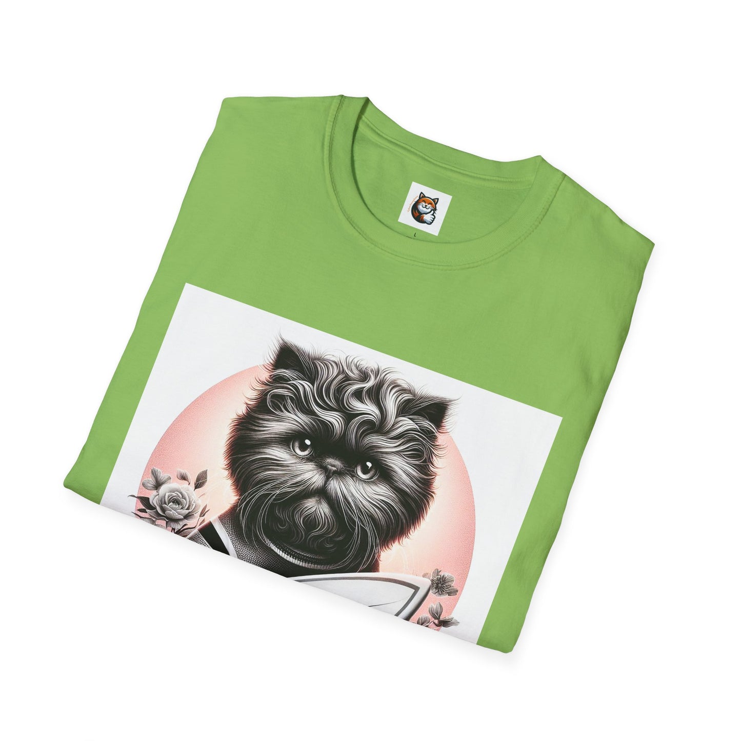 Selkirk Rex Cat T-Shirt fluffy surfer girl